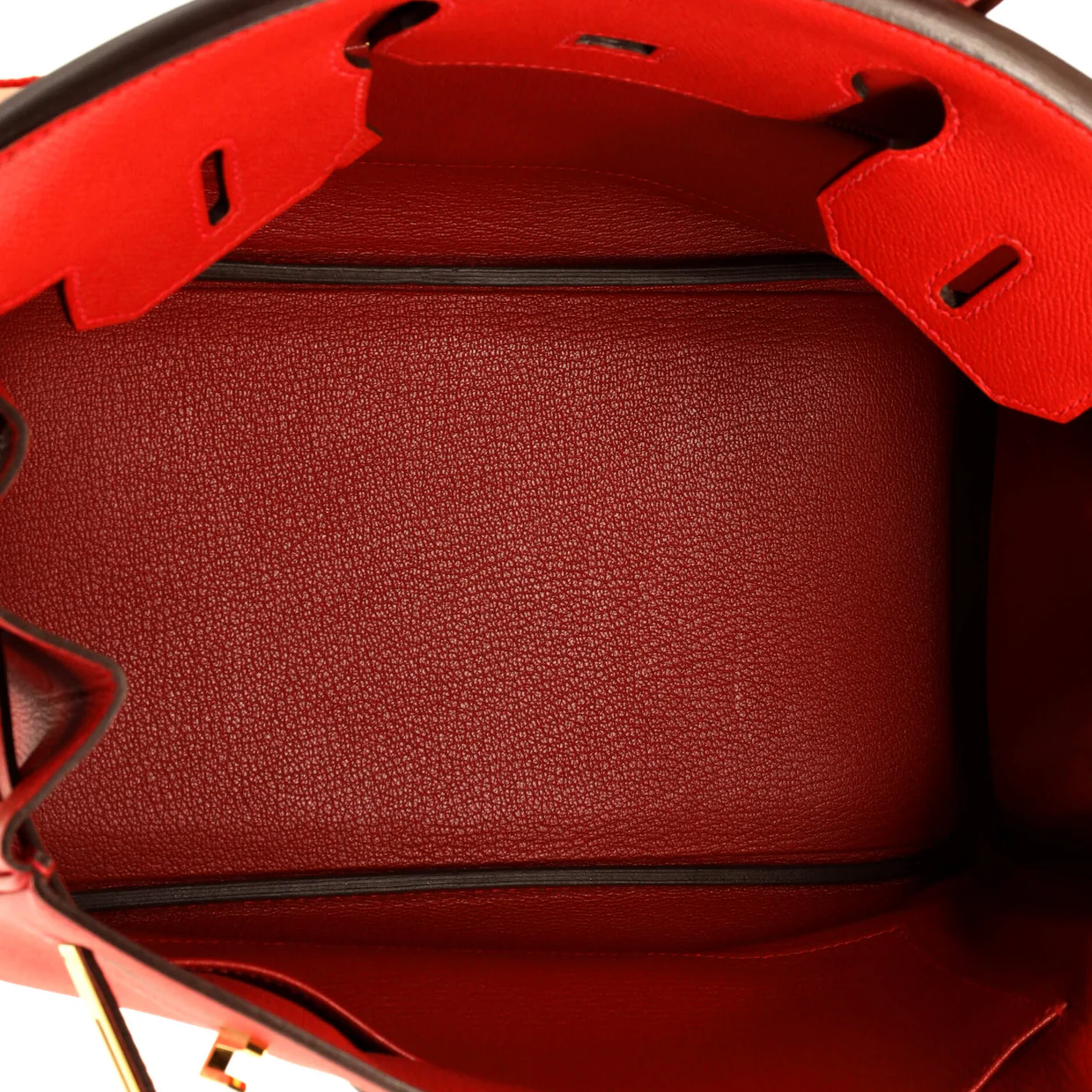 Birkin Handbag Rouge Casaque Epsom with Gold Hardware 30 - Deep Luxury