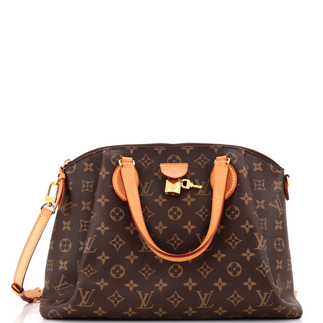 Rivoli Handbag Monogram Canvas MM - Deep Luxury