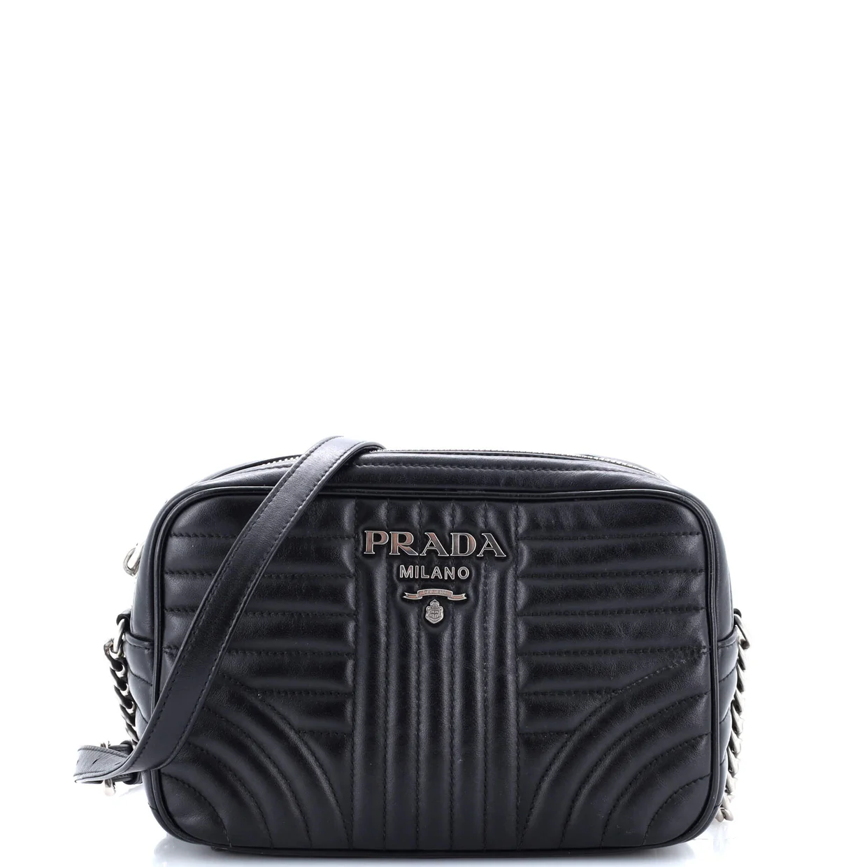 Camera Bag Diagramme Quilted Leather Small - Deep Luxury