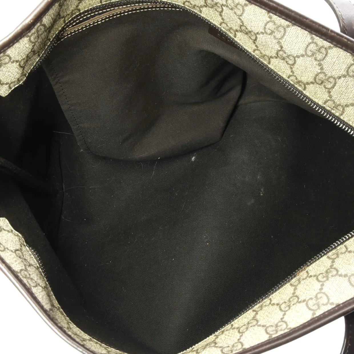 Web Loop Tote GG Coated Canvas Medium - Deep Luxury