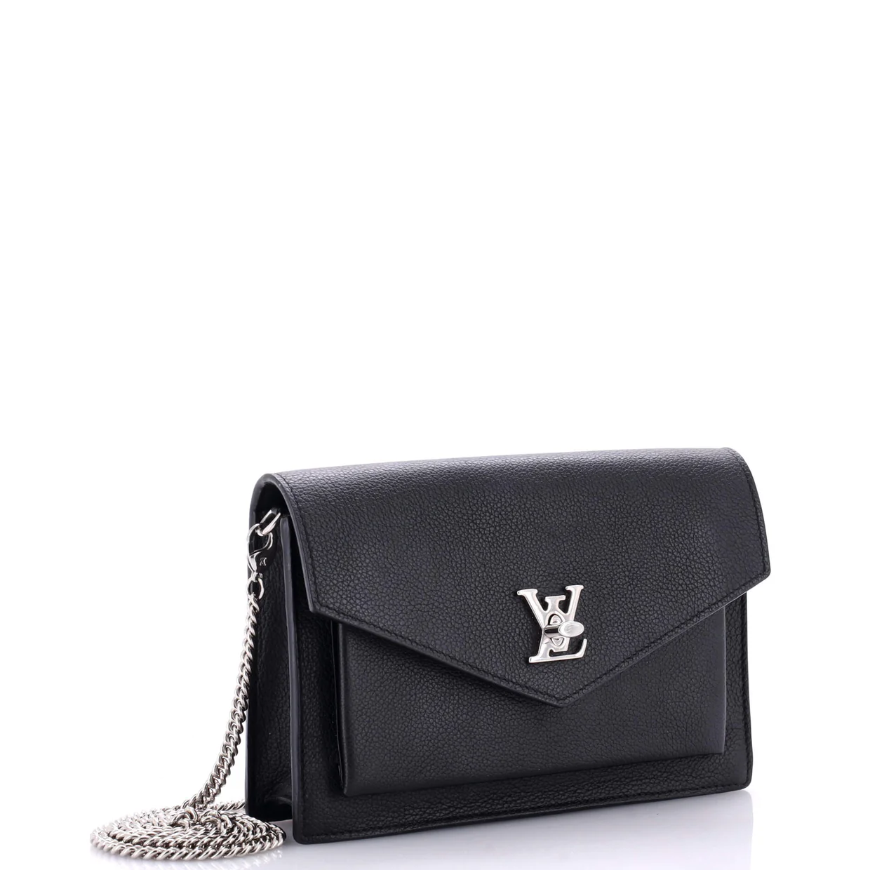 Mylockme Chain Pochette Leather - Deep Luxury