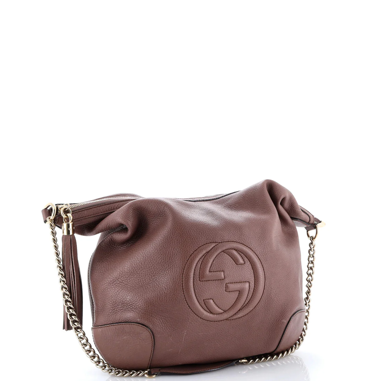 Soho Chain Hobo Leather Medium - Deep Luxury