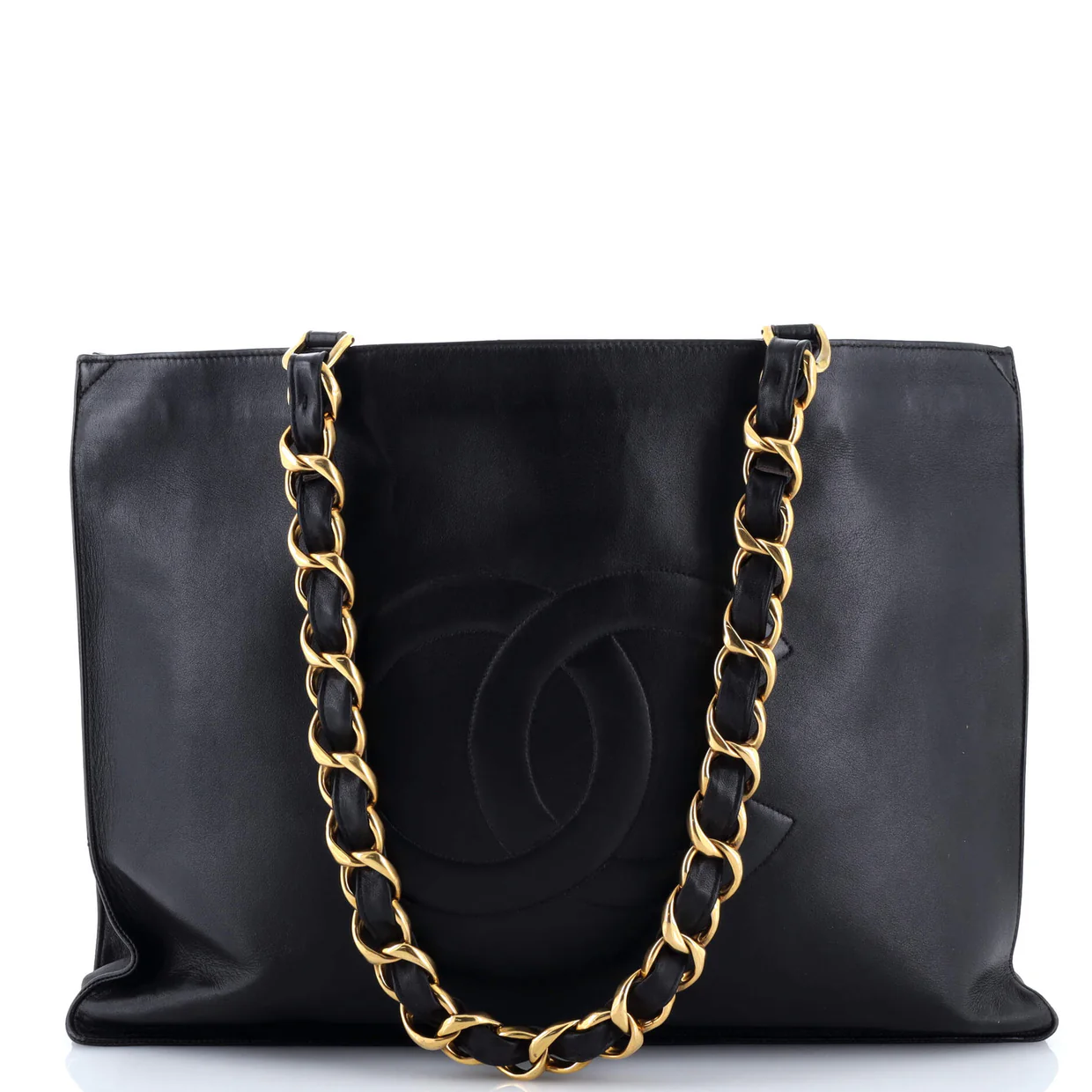 Vintage CC Chain Tote Lambskin XL - Deep Luxury