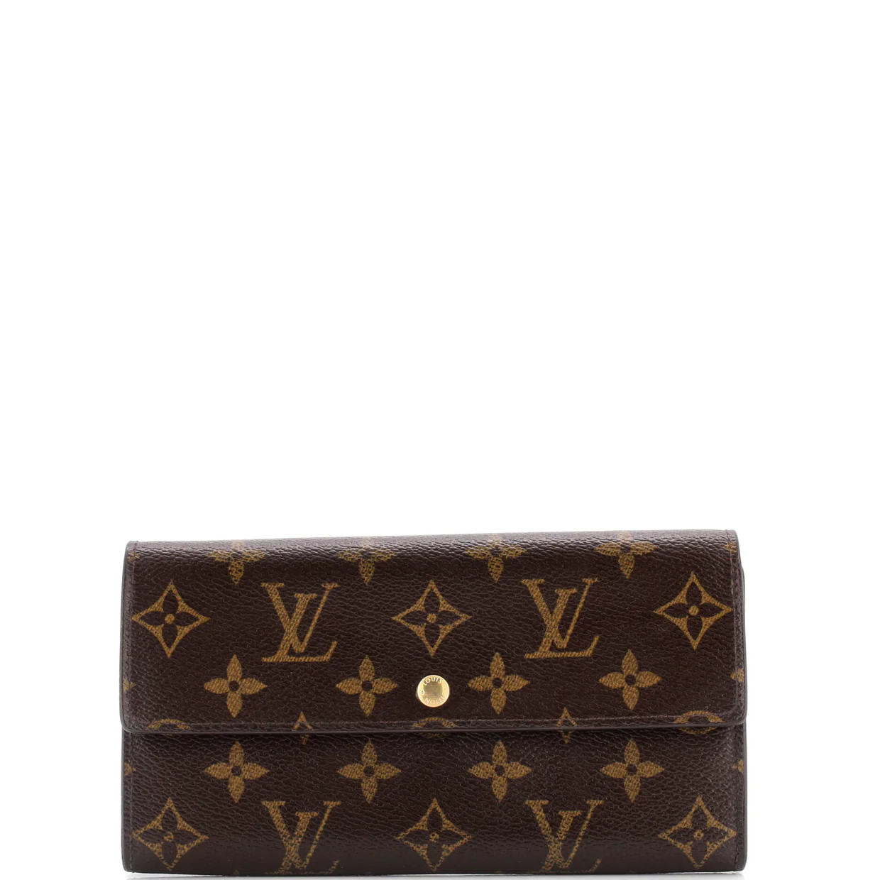 Sarah Wallet Monogram Canvas - Deep Luxury