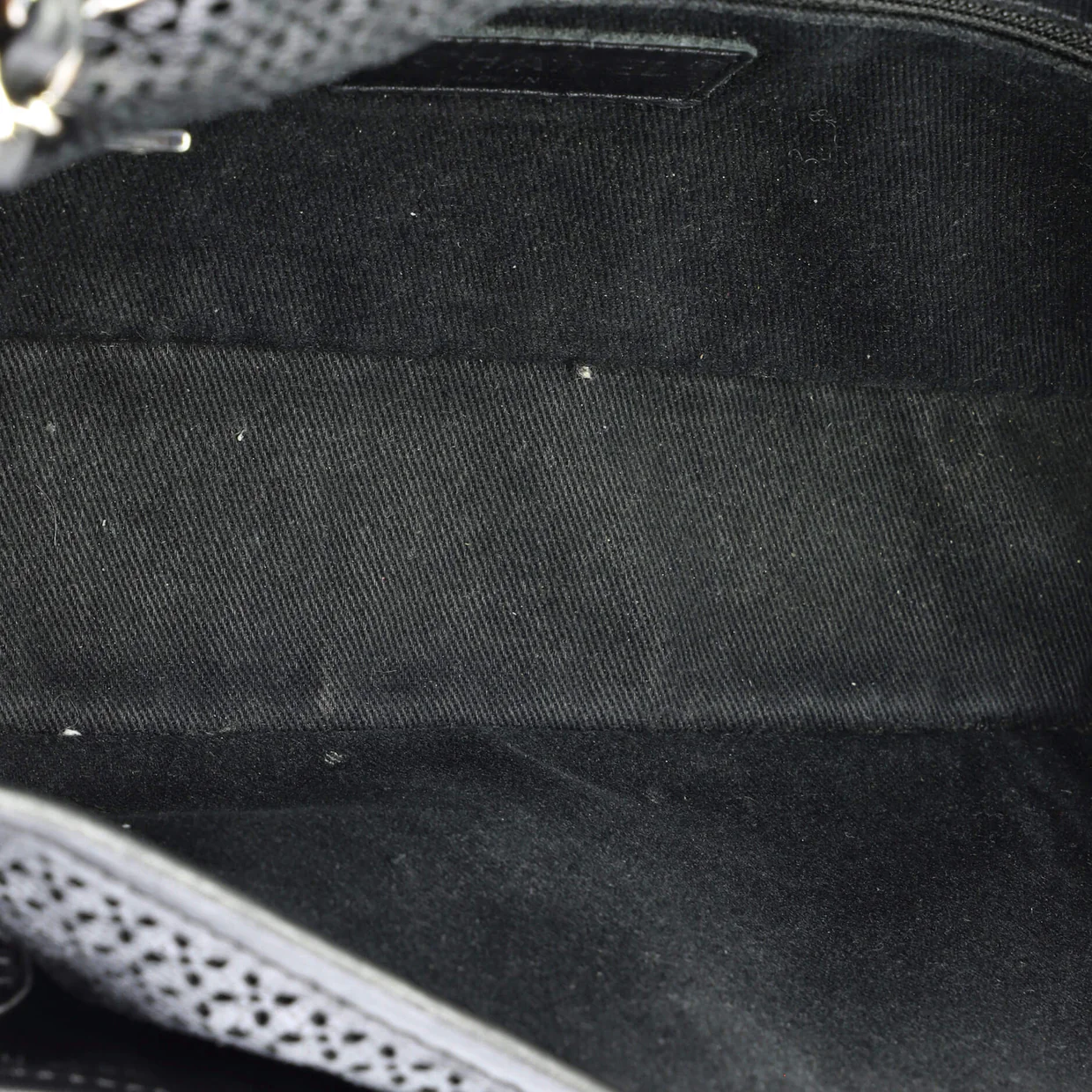 Up In The Air Flap Bag Perforated Leather Medium - Deep Luxury