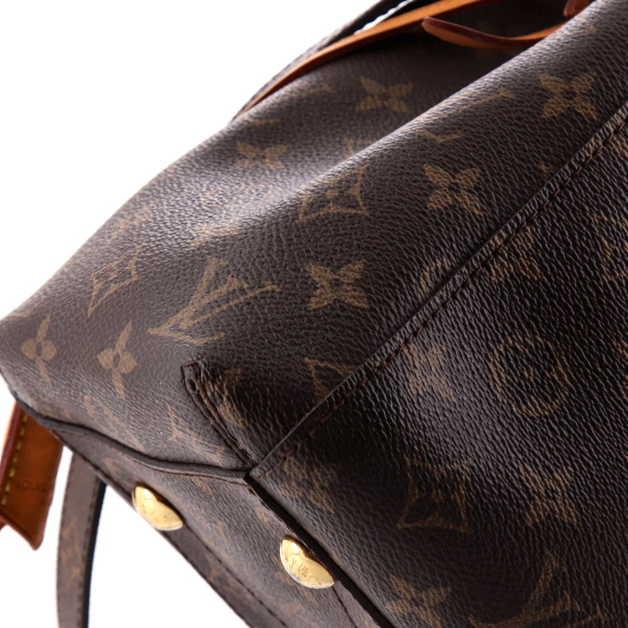 Montaigne Handbag Monogram Canvas MM - Deep Luxury