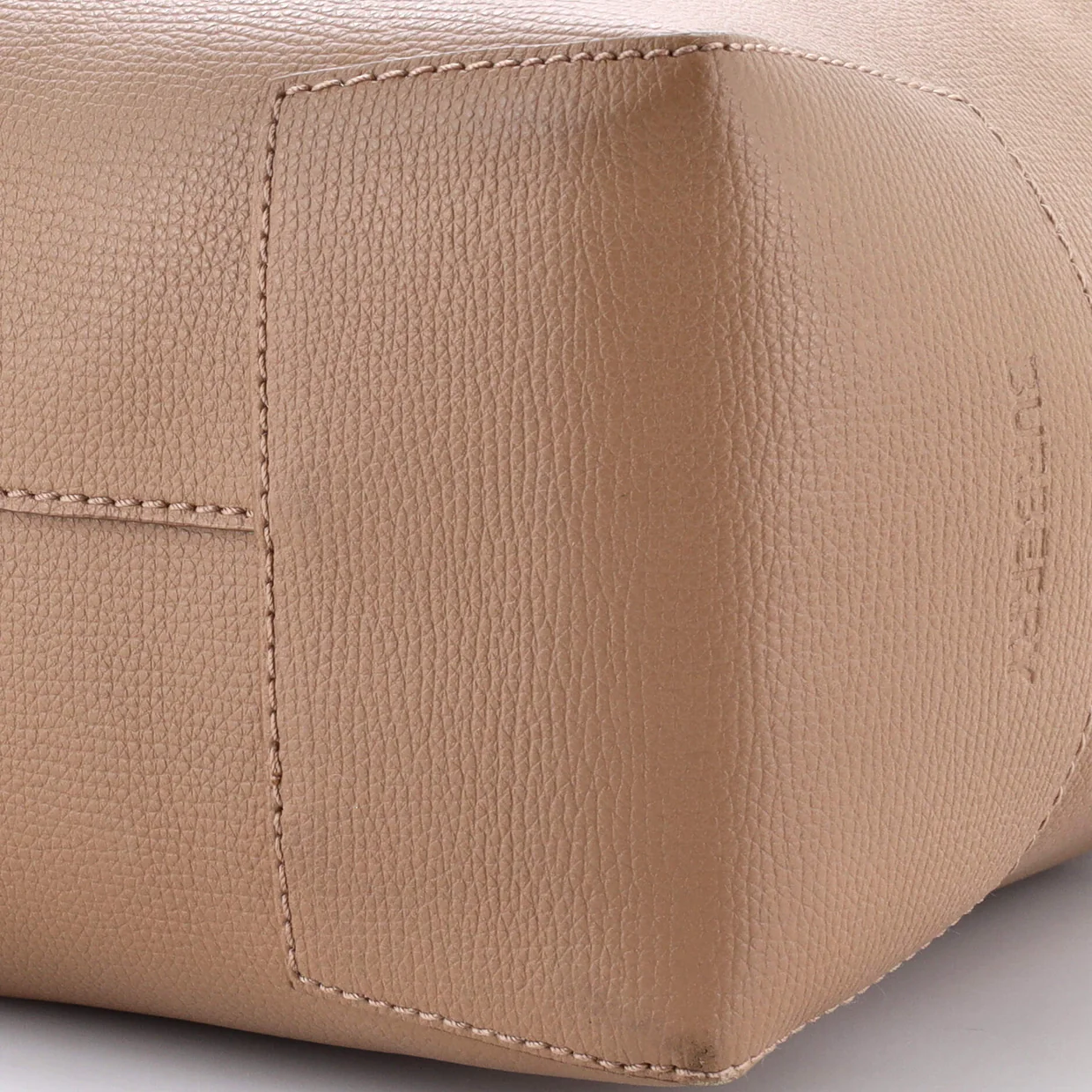 TB Logo Tote Leather Medium - Deep Luxury