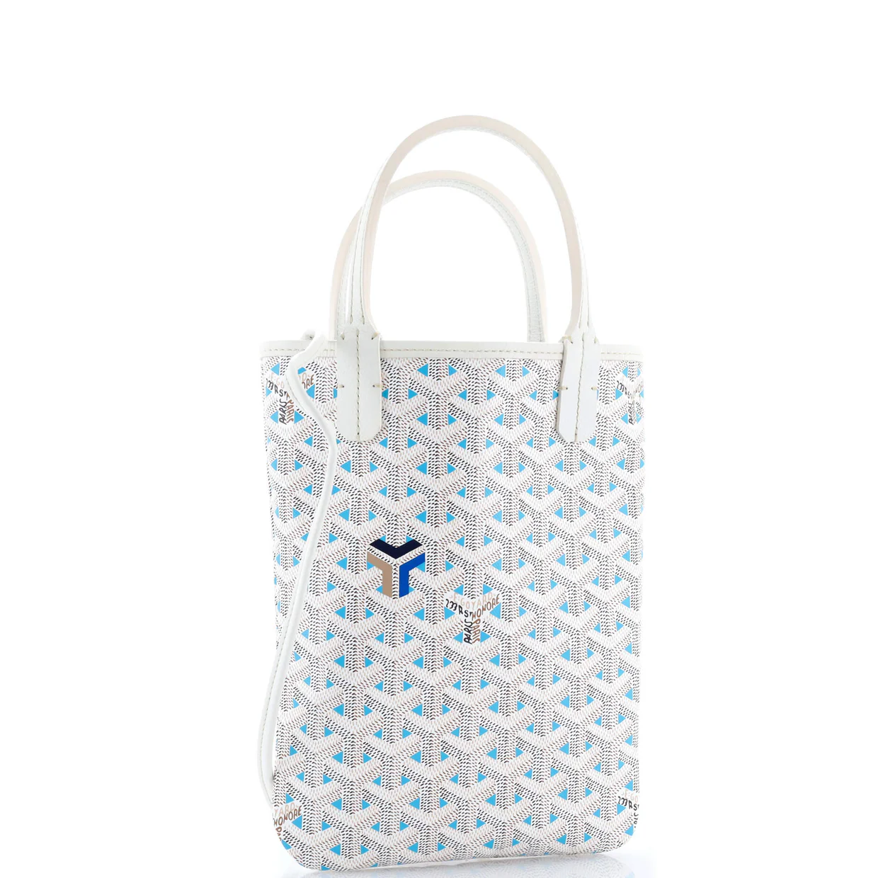 Poitiers Tote Claire Voie Coated Canvas Mini - Deep Luxury