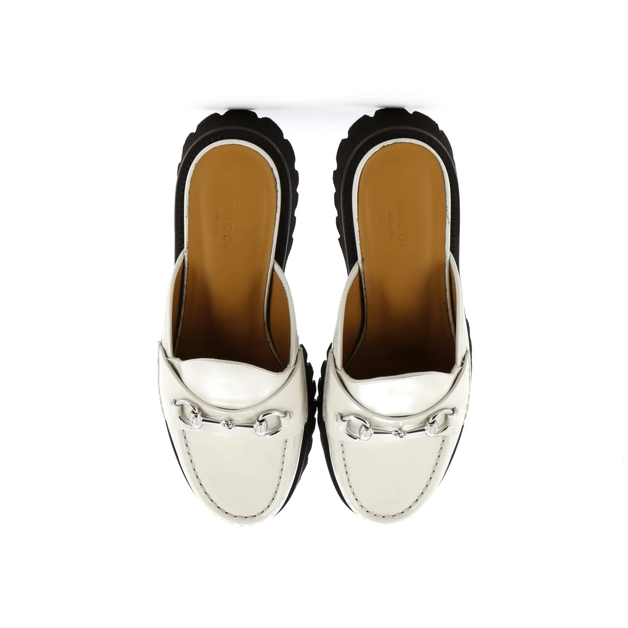 Women's Horsebit Flatform Mules Leather - Deep Luxury