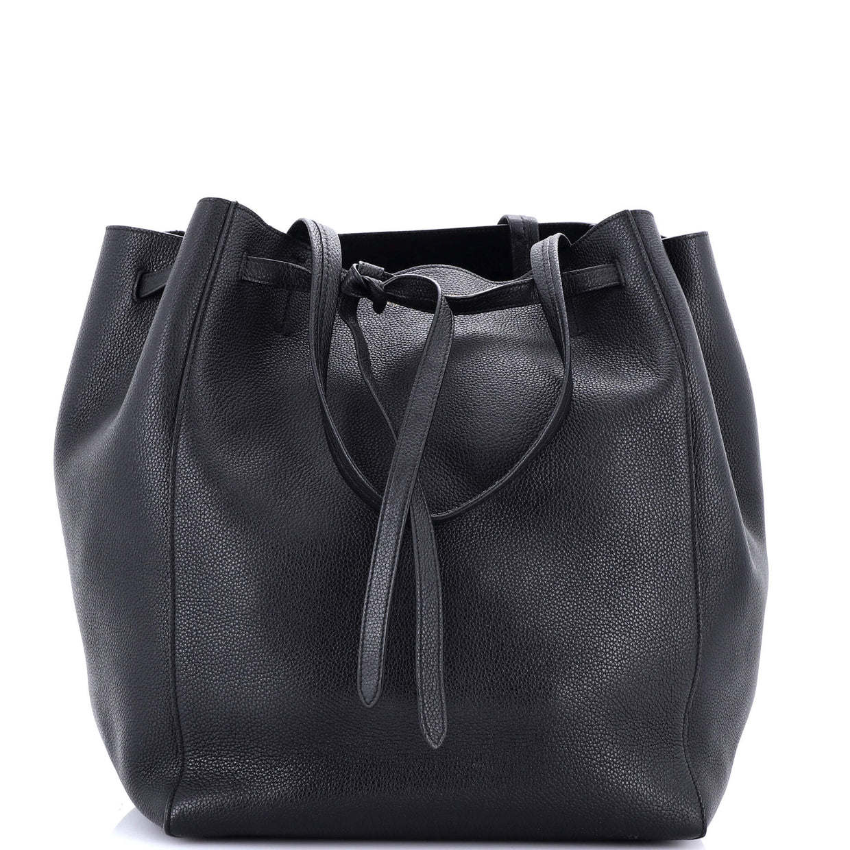 Phantom Tie Cabas Tote Leather Medium - Deep Luxury