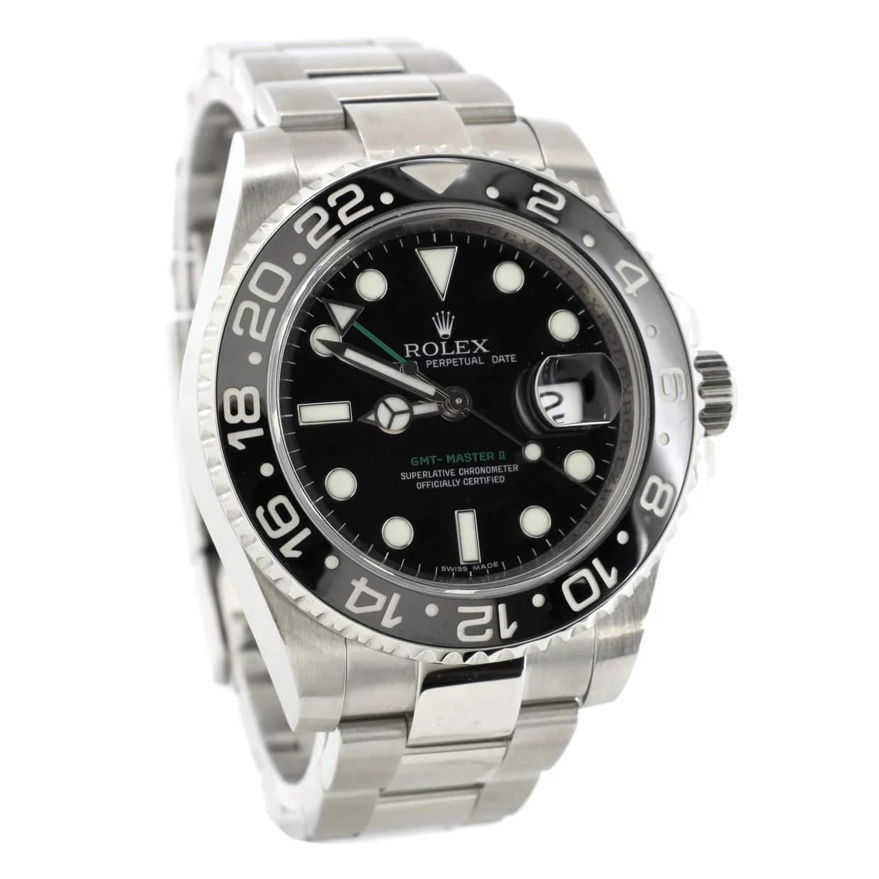 Oyster Perpetual Date GMT-Master II Automatic Watch Stainless Steel and Cerachrom 40 - Deep Luxury