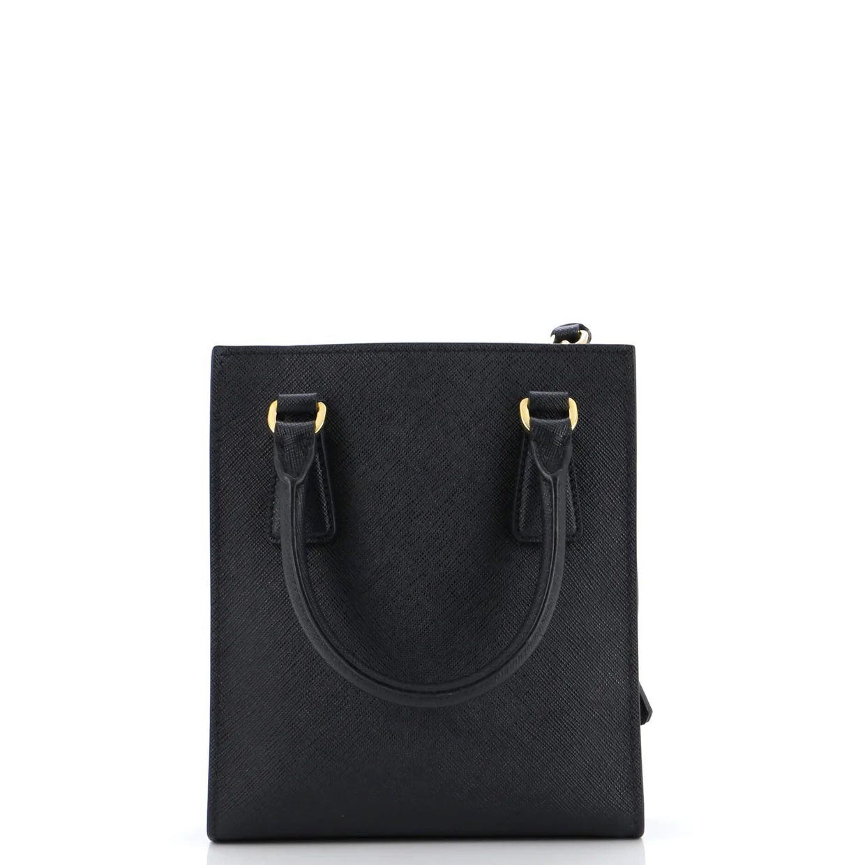 Convertible Open Tote Saffiano Leather Mini - Deep Luxury