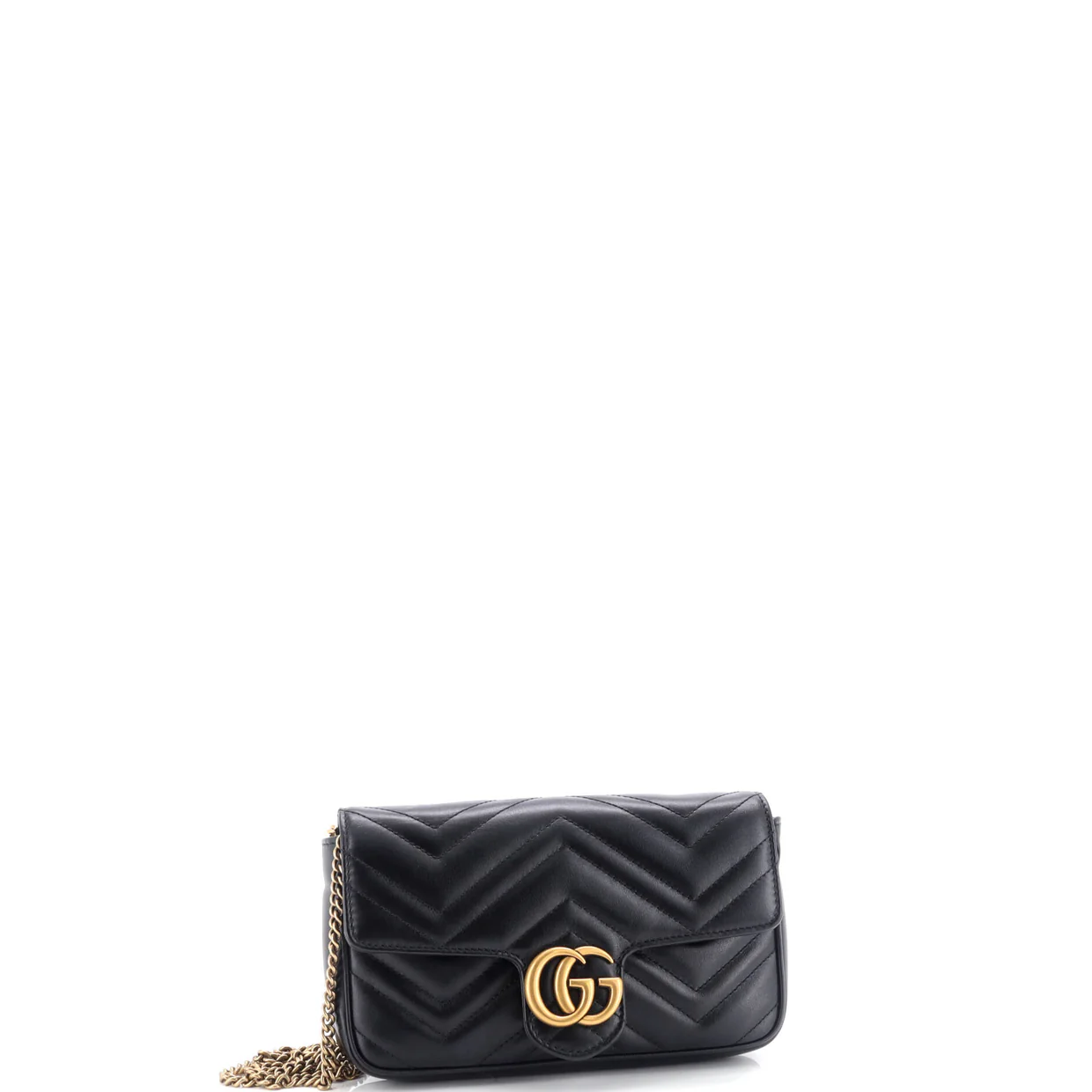GG Marmont Wallet on Chain Matelasse Leather Mini - Deep Luxury
