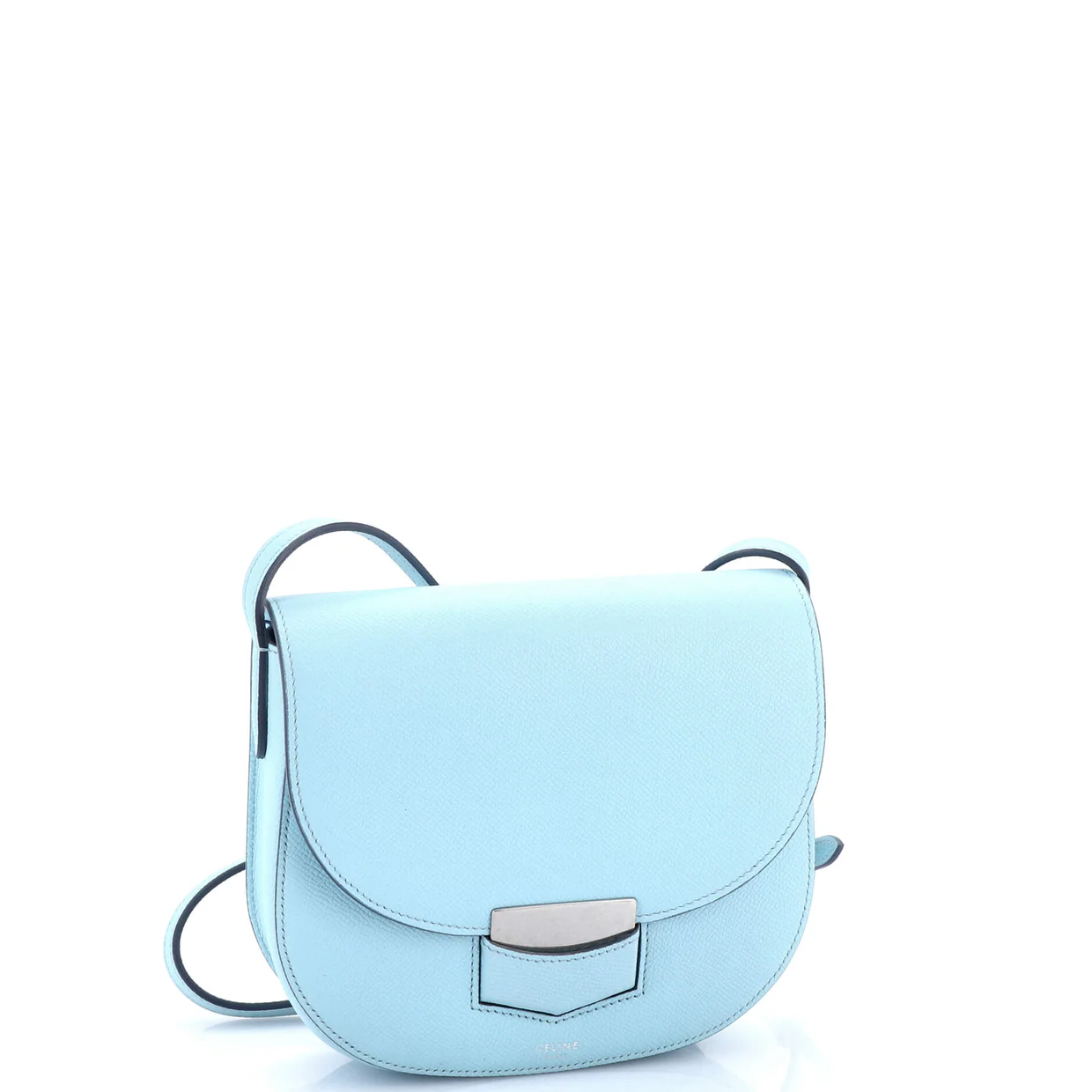 Trotteur Crossbody Bag Grainy Leather Small - Deep Luxury