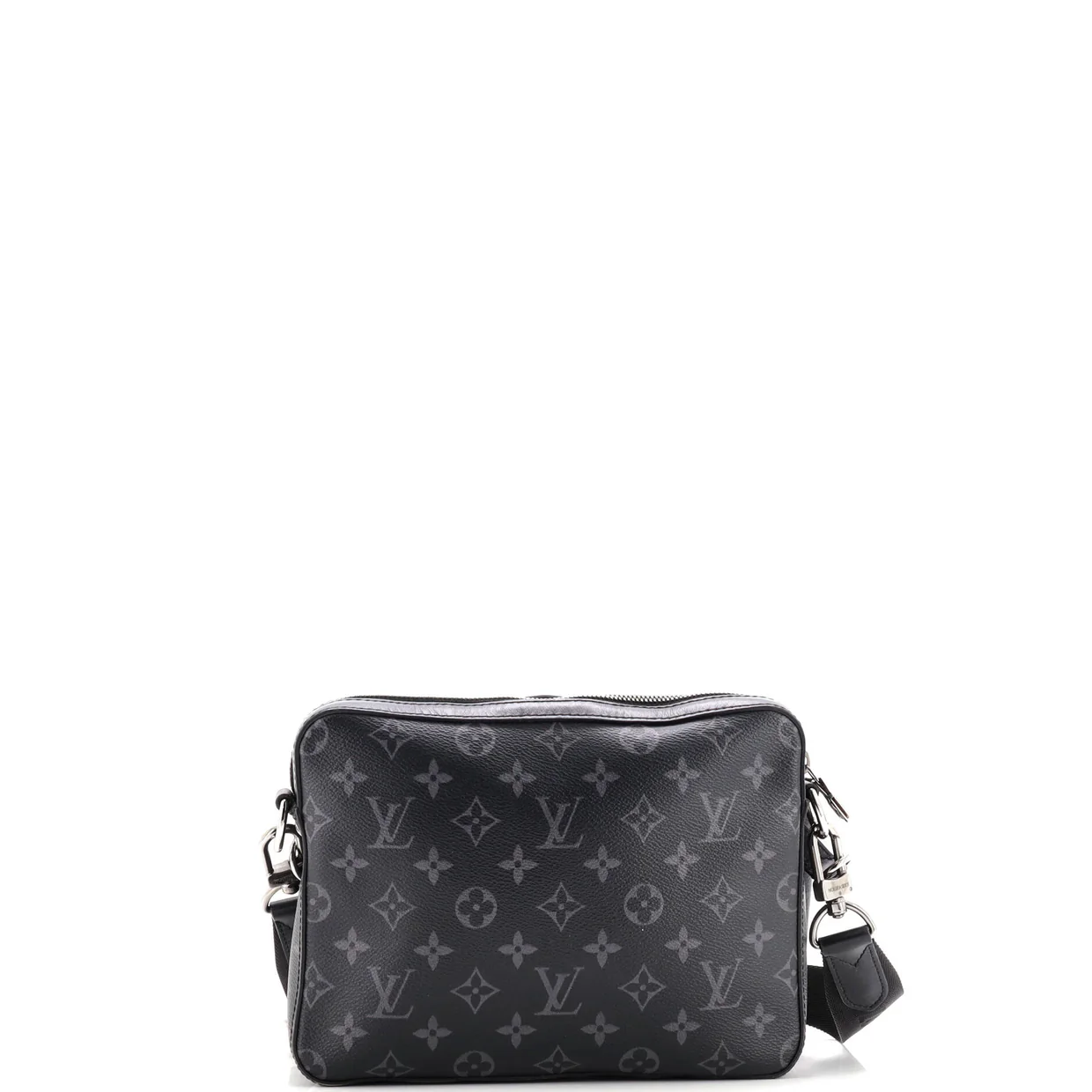 Trio Messenger Bag Reverse Monogram Eclipse Canvas - Deep Luxury