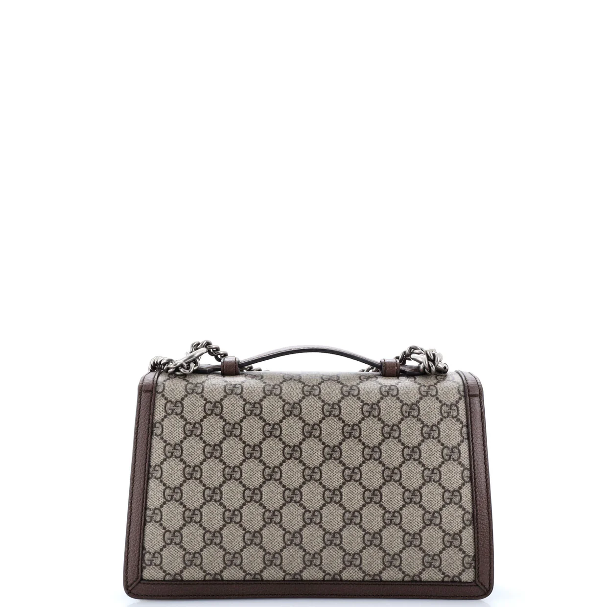 Dionysus Top Handle Chain Bag GG Coated Canvas Small - Deep Luxury