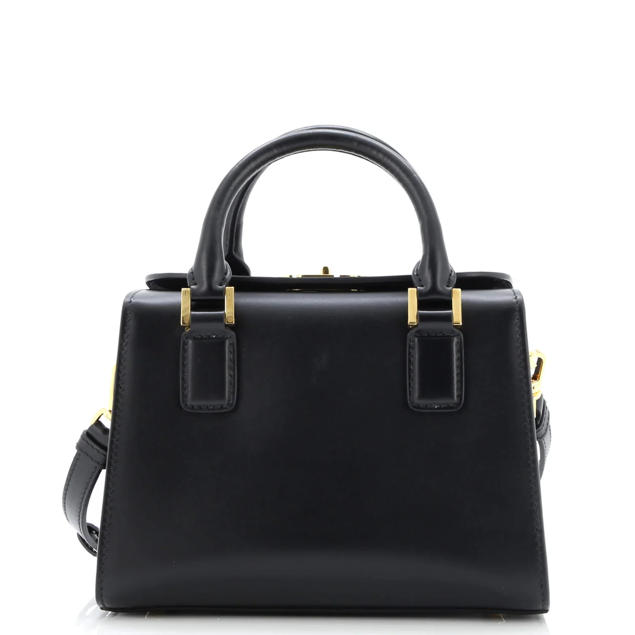 New Line Boston Bag Leather Small - Deep Luxury
