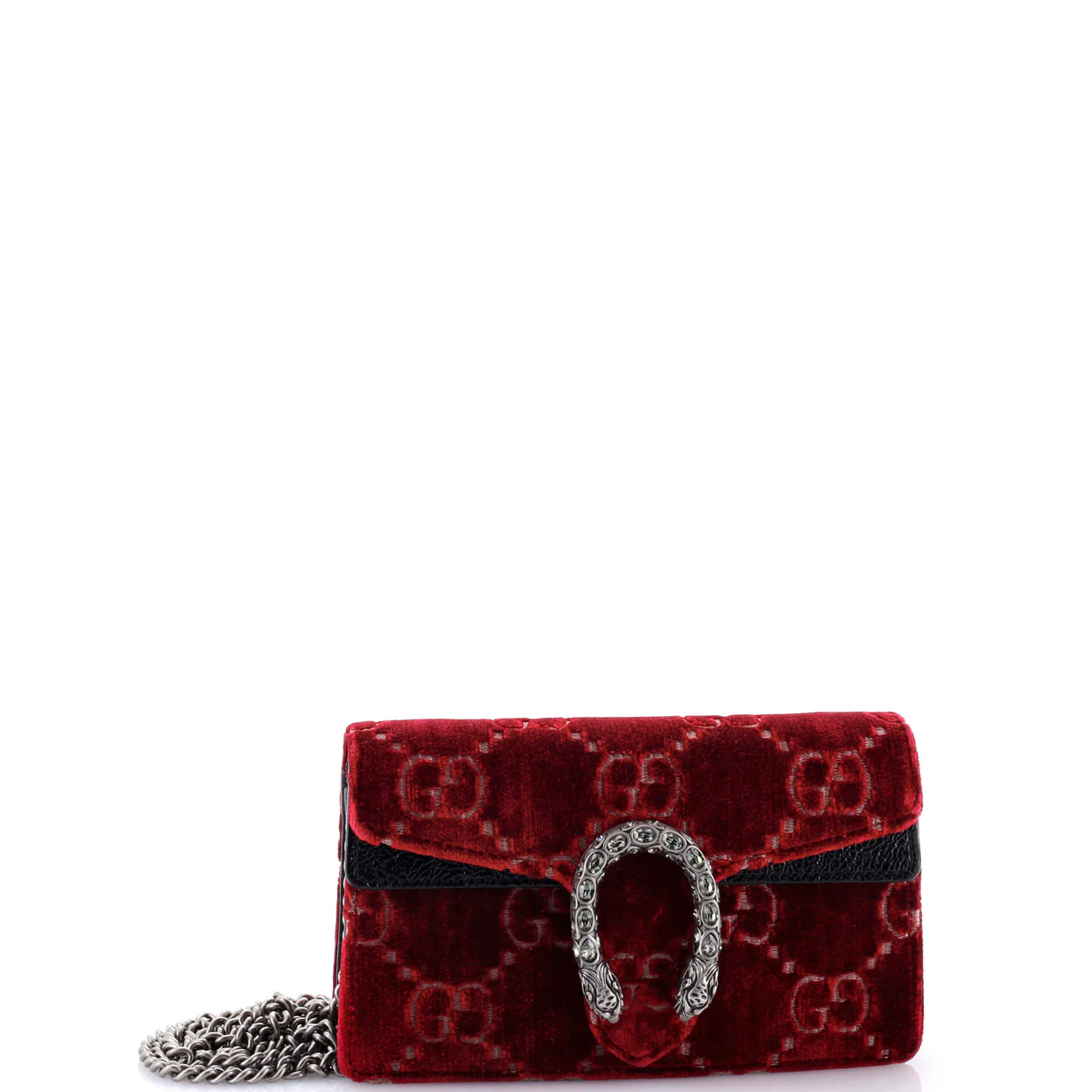 Dionysus Bag GG Velvet Super Mini - Deep Luxury