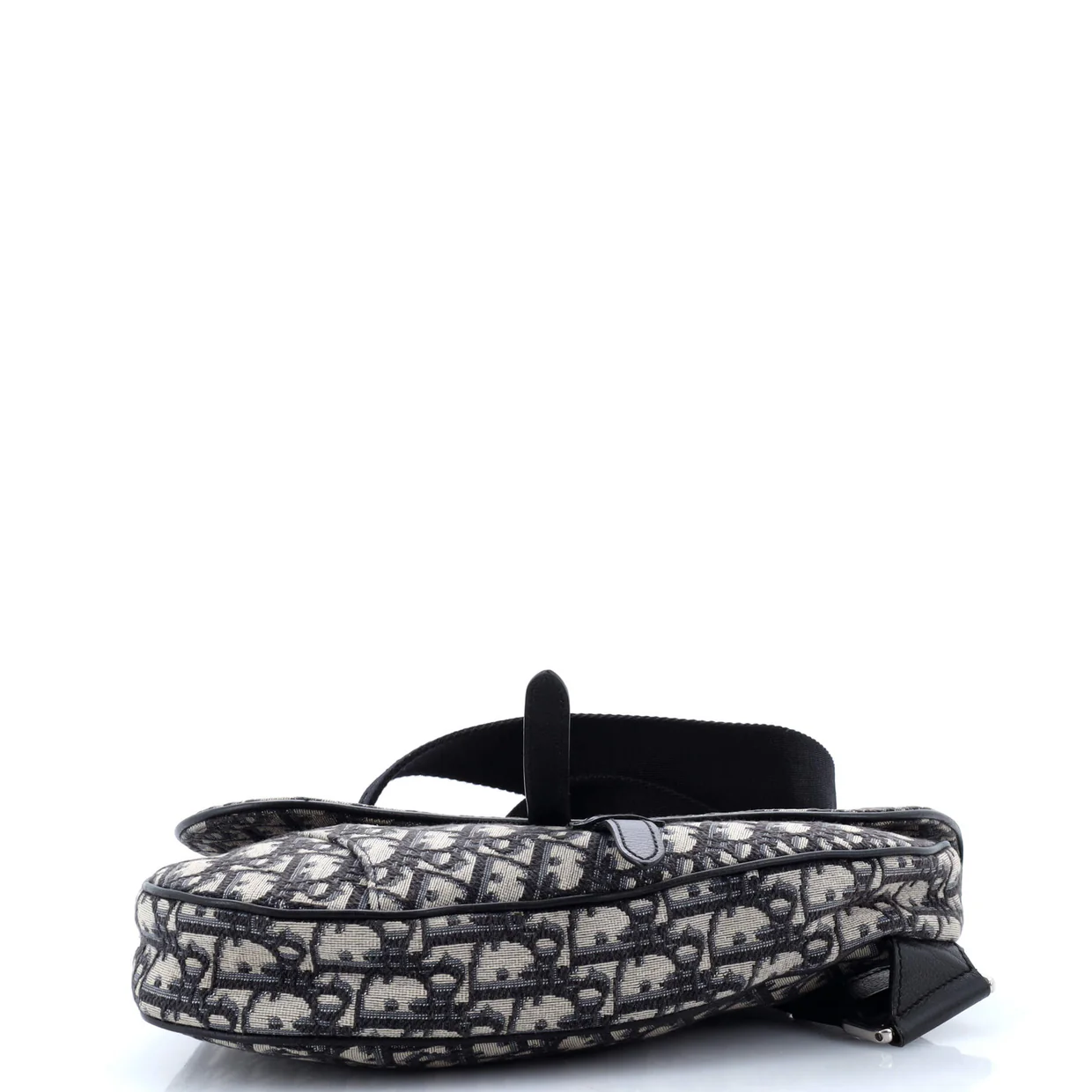 Saddle Crossbody Bag Oblique Canvas - Deep Luxury