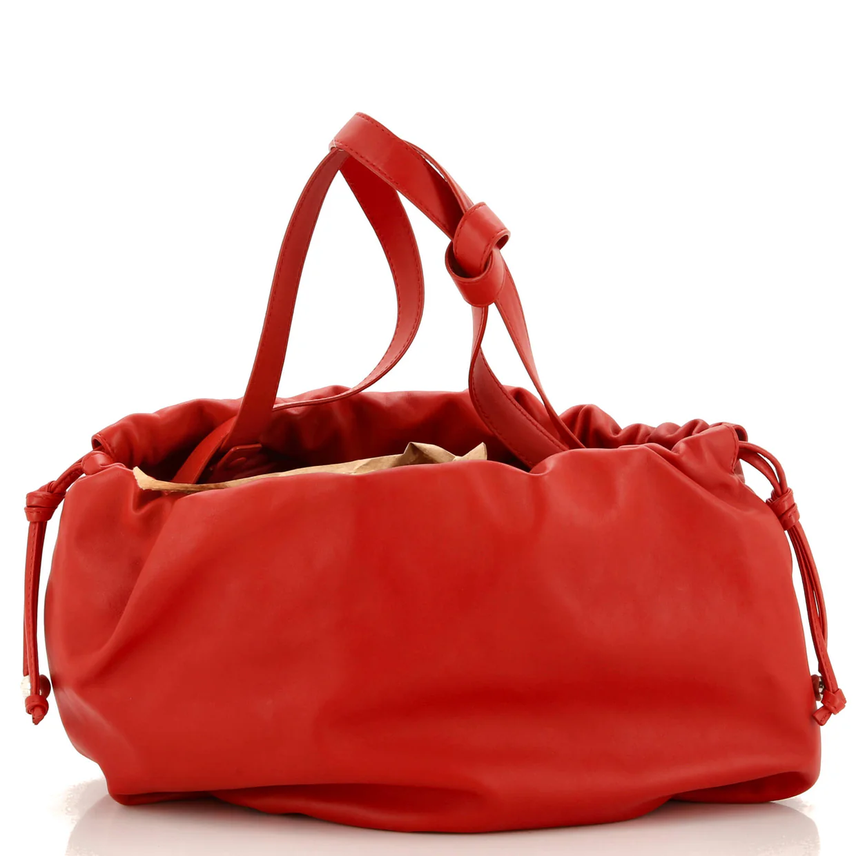 Bulb Shoulder Bag Leather Medium - Deep Luxury
