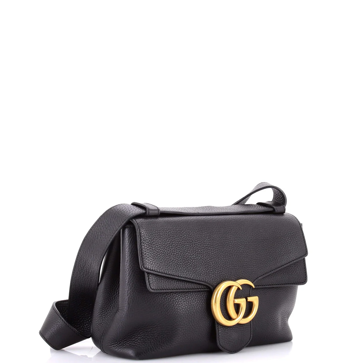 GG Marmont Shoulder Bag Leather Small - Deep Luxury
