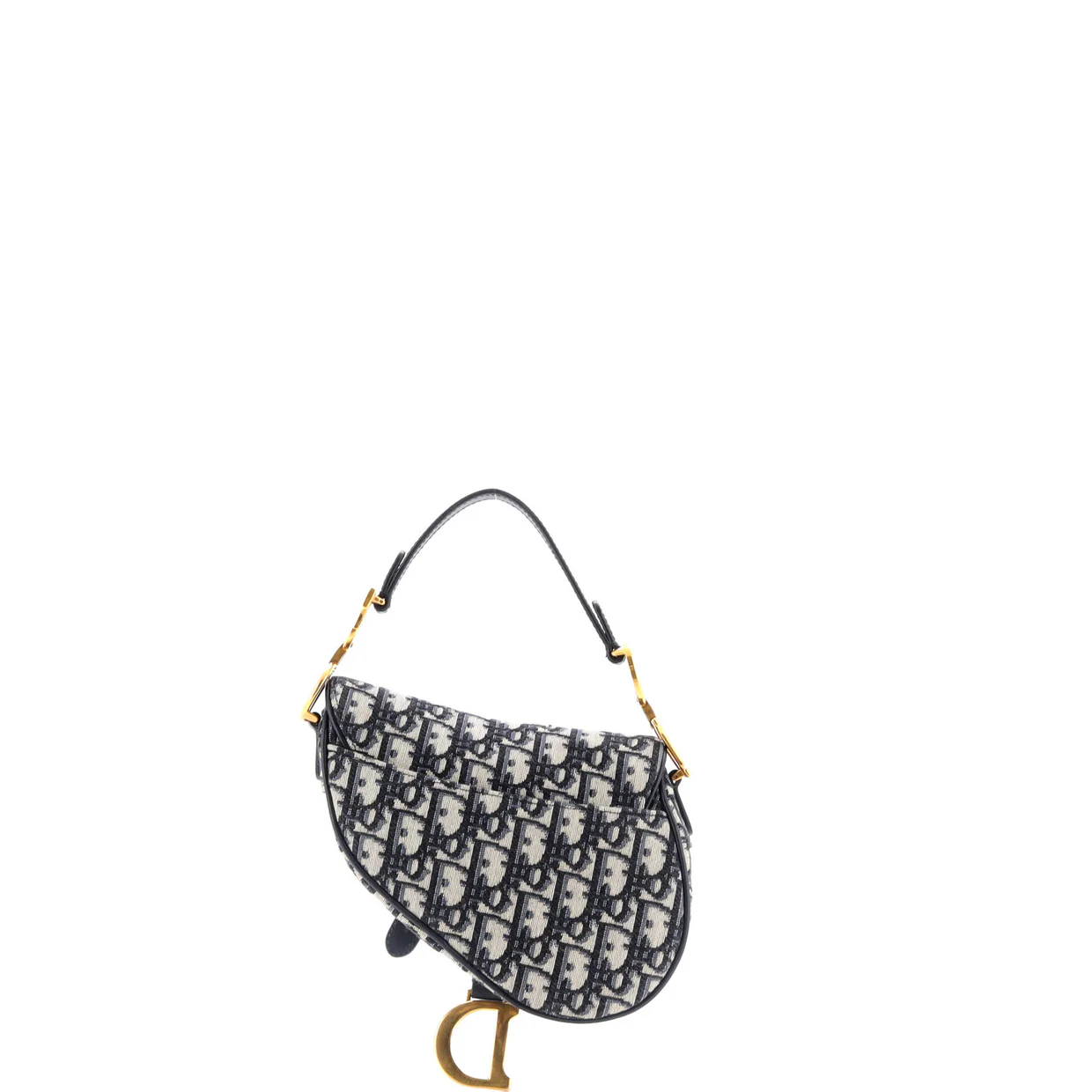 Saddle Handbag Oblique Canvas Mini - Deep Luxury