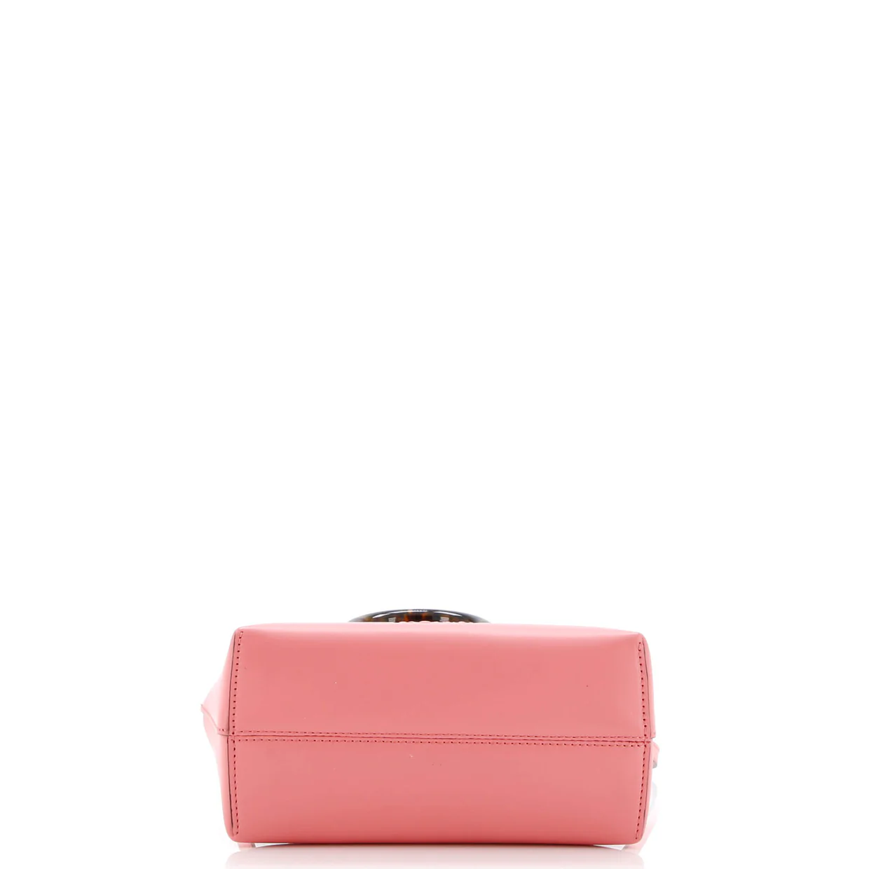 Logo By The Way Top Handle Bag Embossed Leather Mini - Deep Luxury