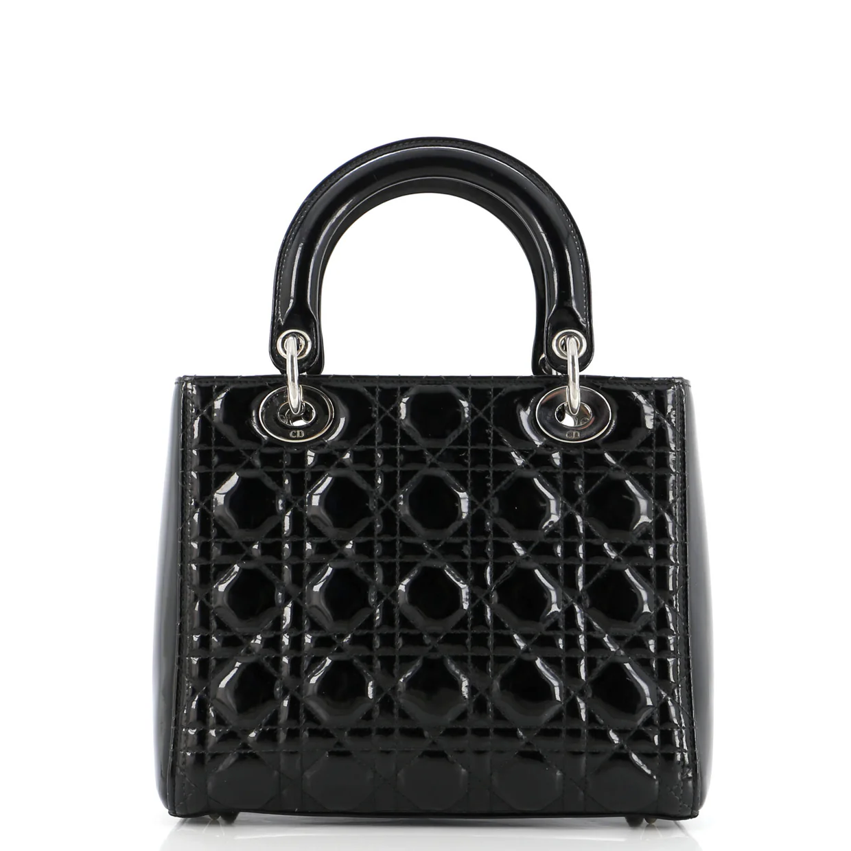 Lady Dior Bag Cannage Quilt Patent Medium - Deep Luxury