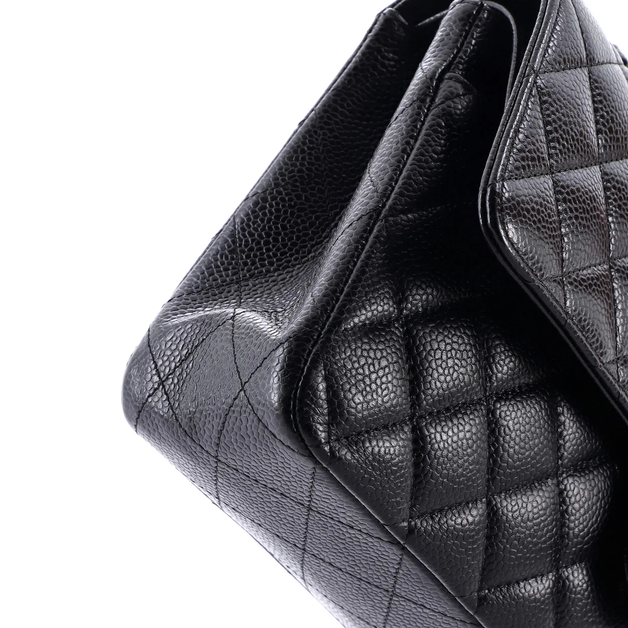 Classic Double Flap Bag Quilted Caviar Medium - Deep Luxury