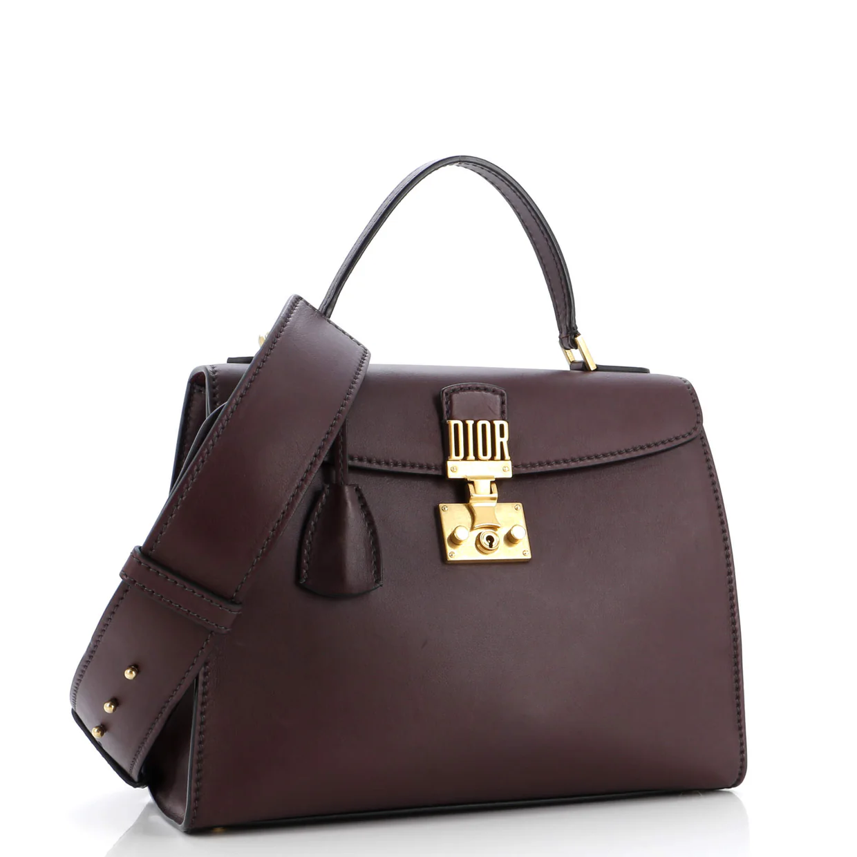 Dioraddict Top Handle Bag Leather Medium - Deep Luxury
