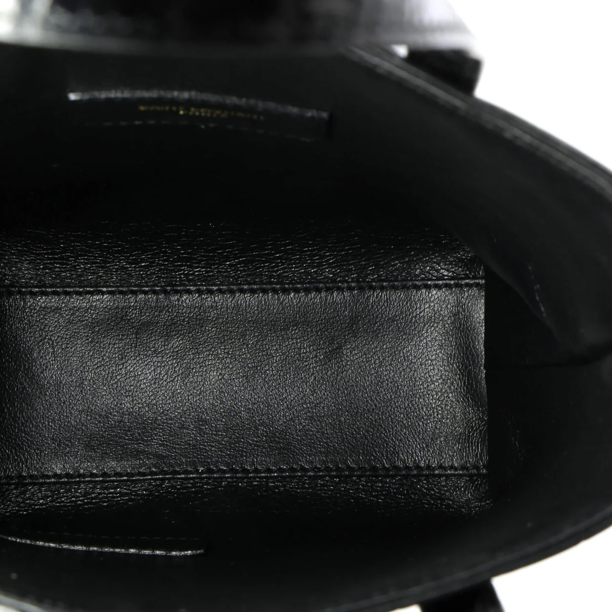 Shopper Tote Crocodile Embossed Leather Mini Toy - Deep Luxury