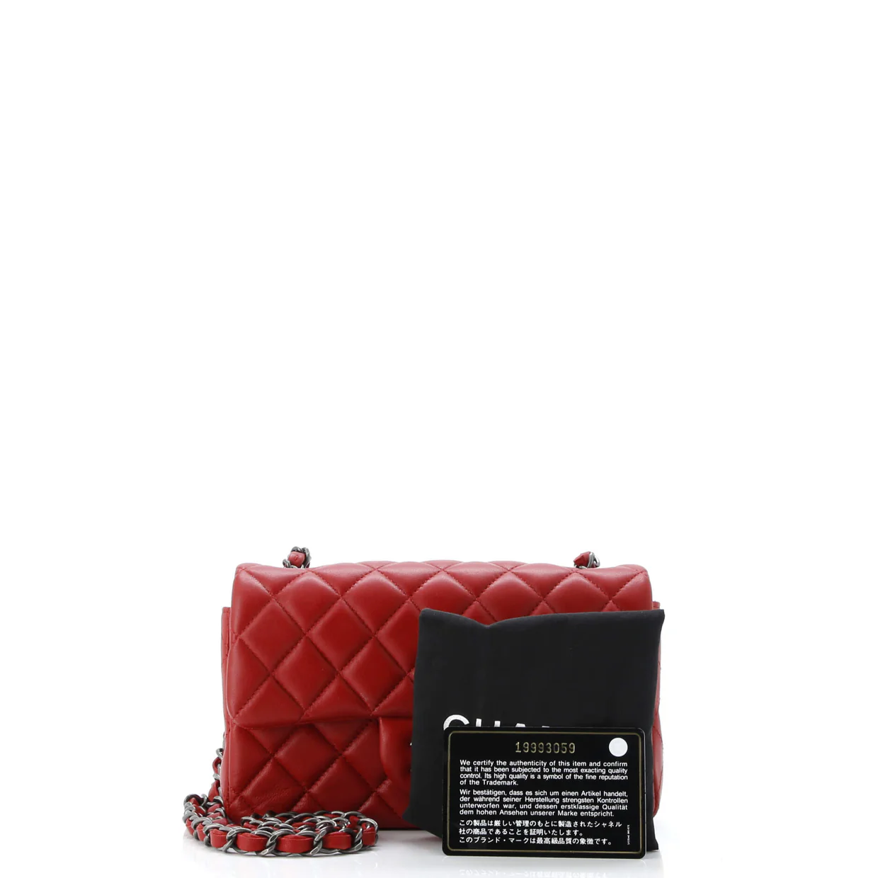 Classic Single Flap Bag Quilted Lambskin Mini - Deep Luxury