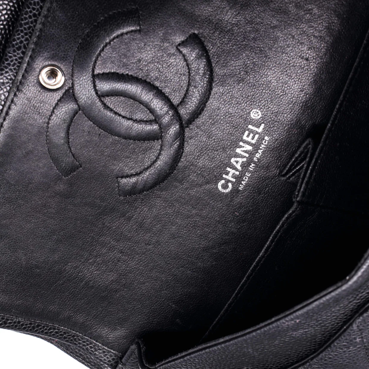 Classic Double Flap Bag Quilted Caviar Medium - Deep Luxury