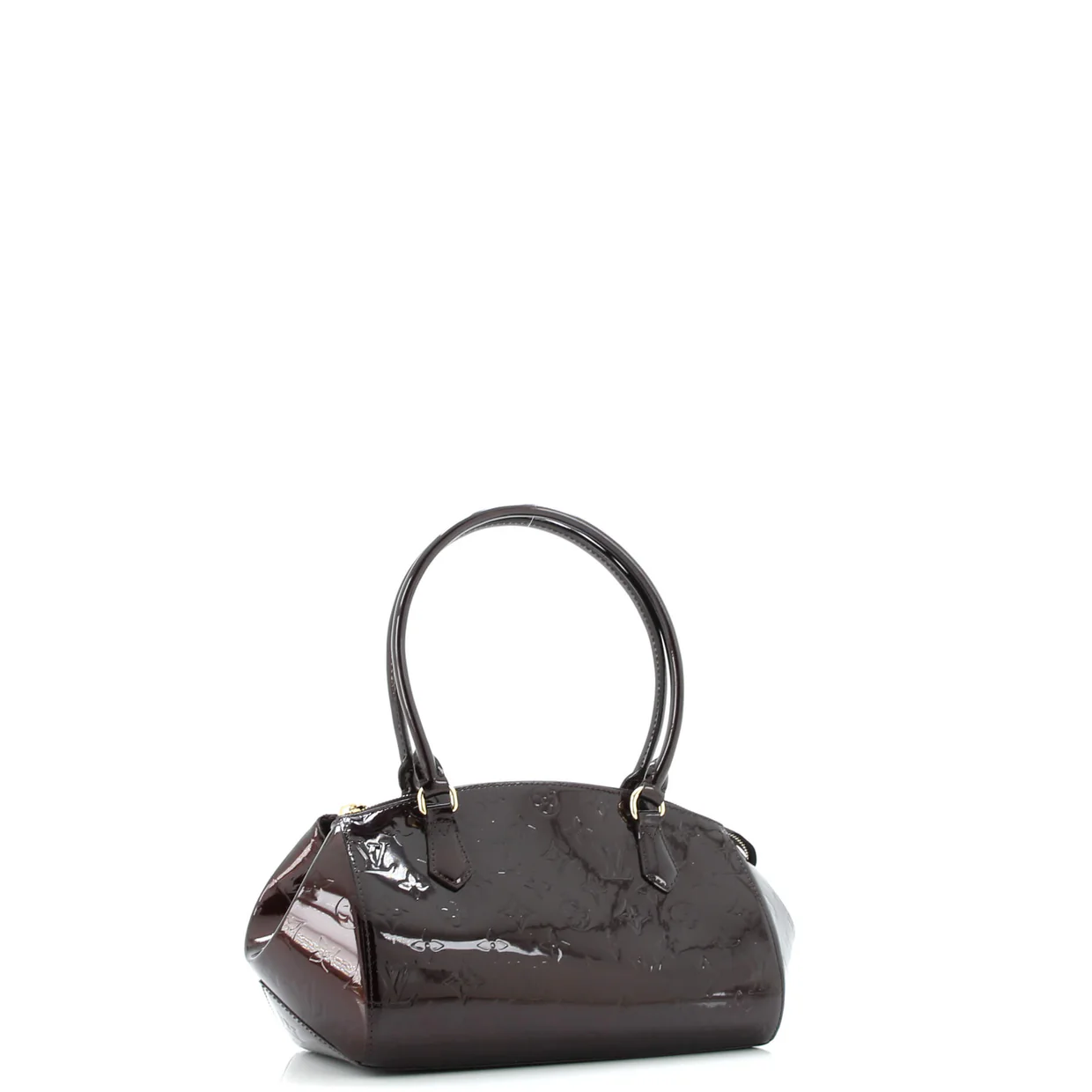 Sherwood Handbag Monogram Vernis PM - Deep Luxury