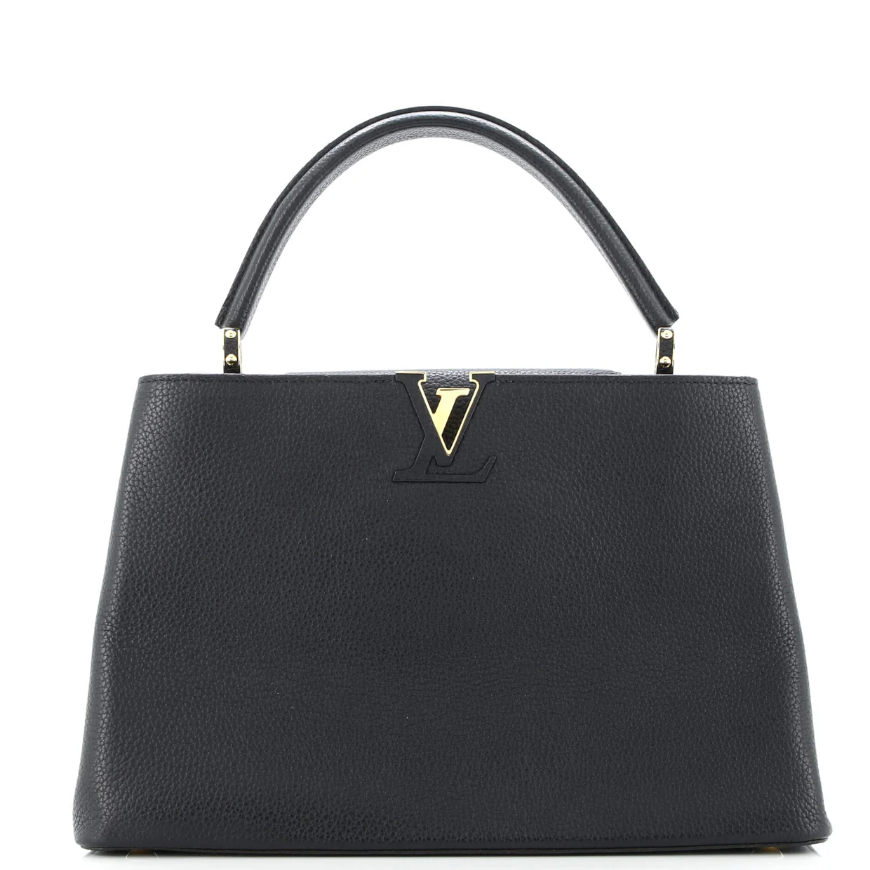 Capucines Bag Leather MM - Deep Luxury