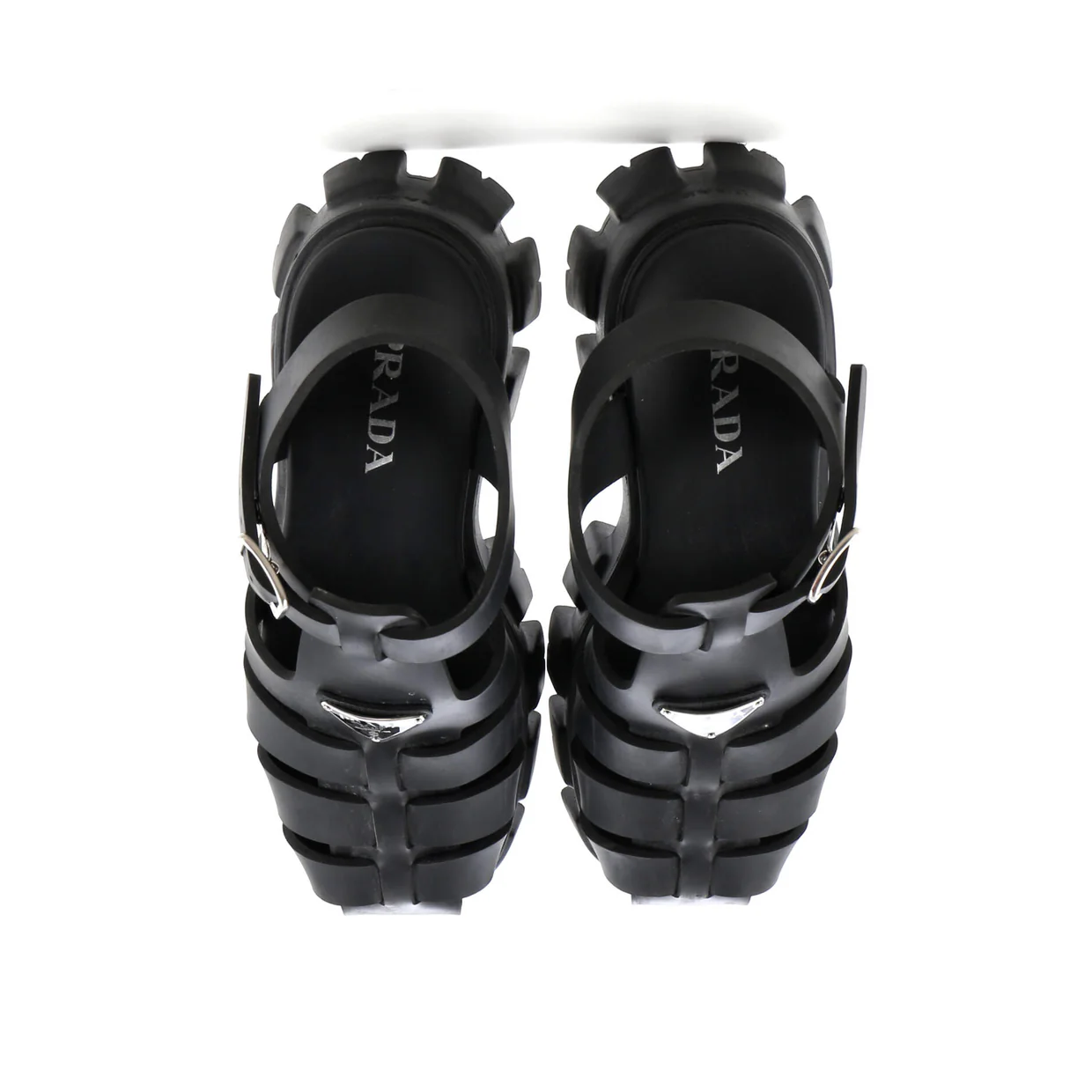 Men's Monolith Cage Platform Sandals Rubber - Deep Luxury