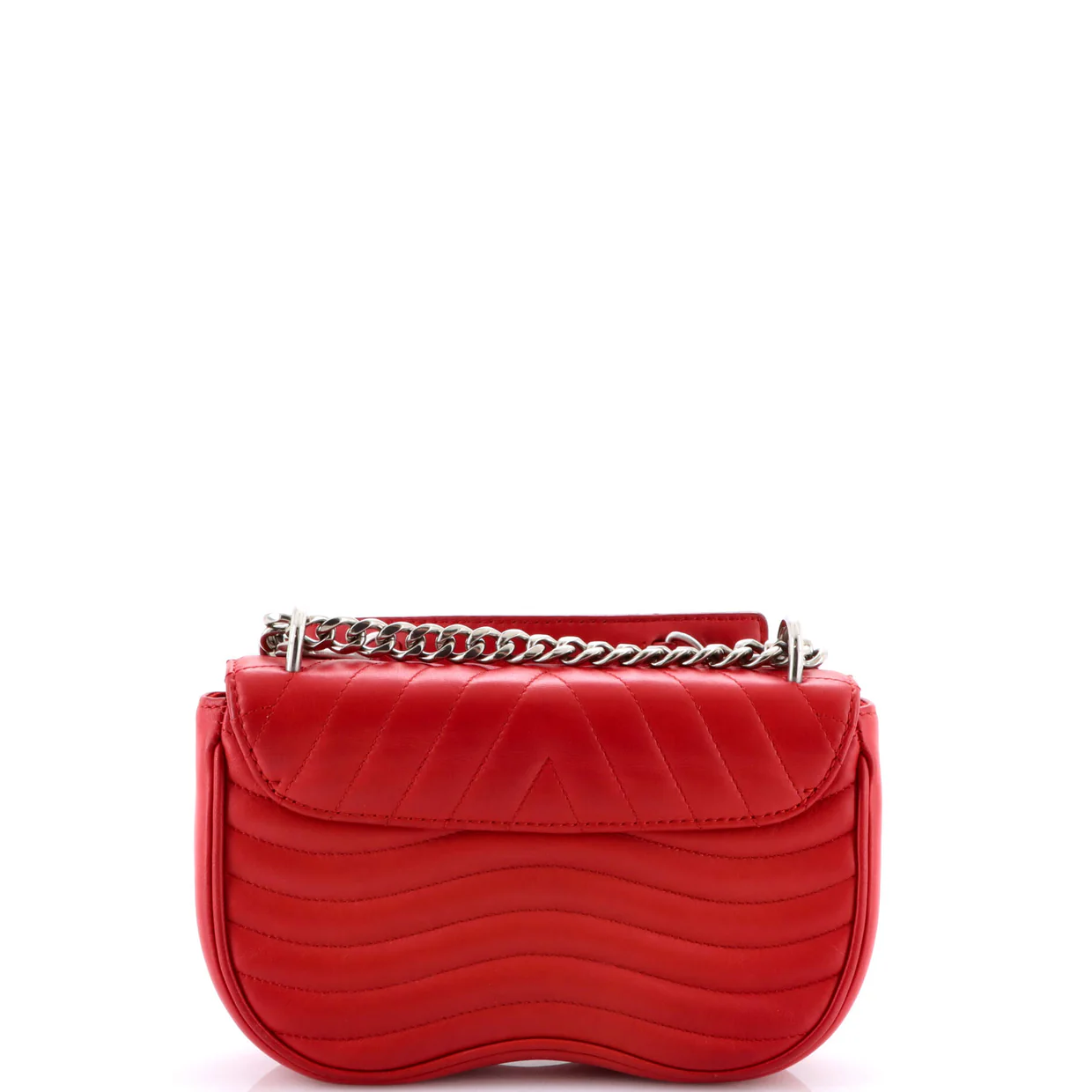 New Wave Chain Bag Limited Edition Love Lock Quilted Leather PM - Deep Luxury