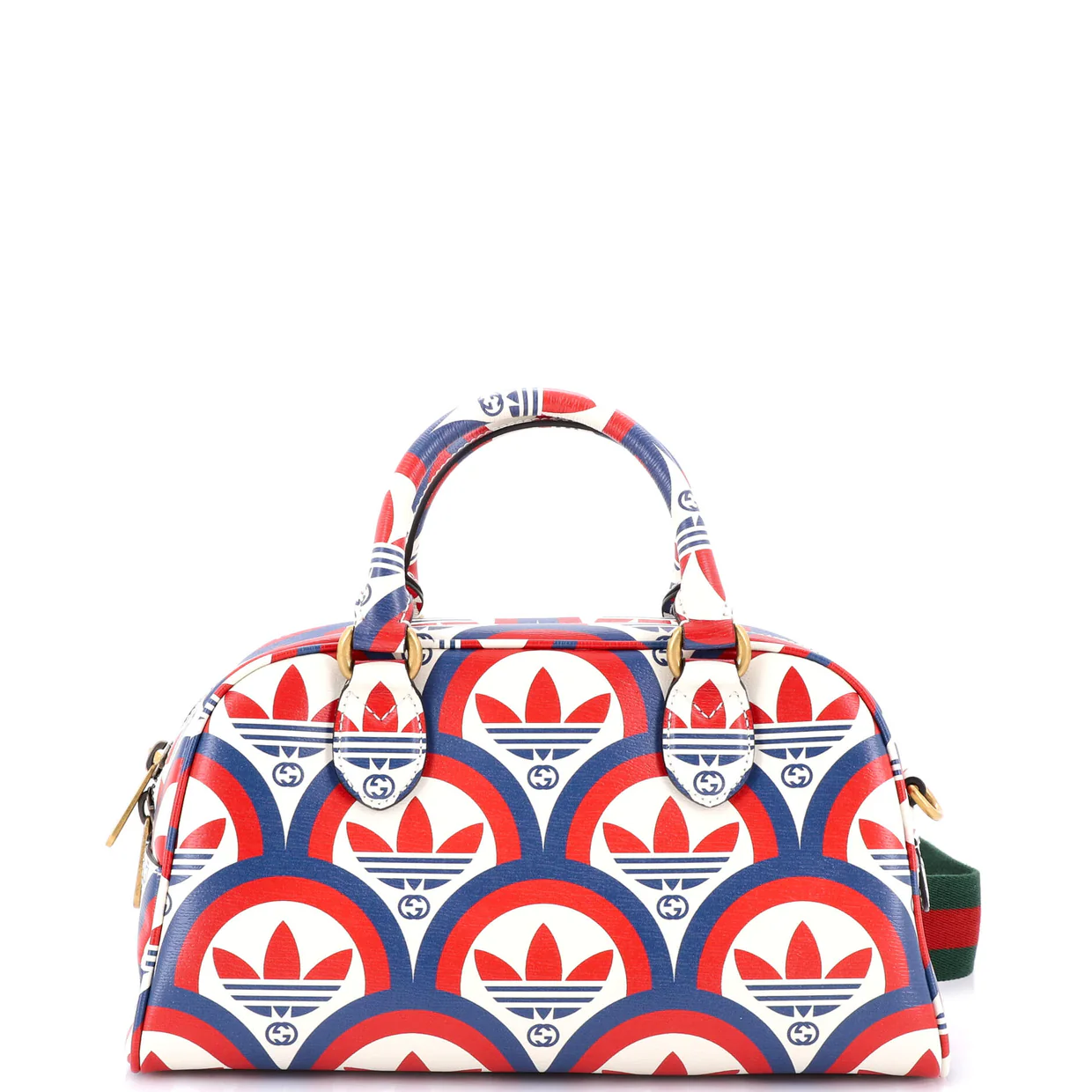 x adidas Duffle Bag Printed Leather Mini - Deep Luxury