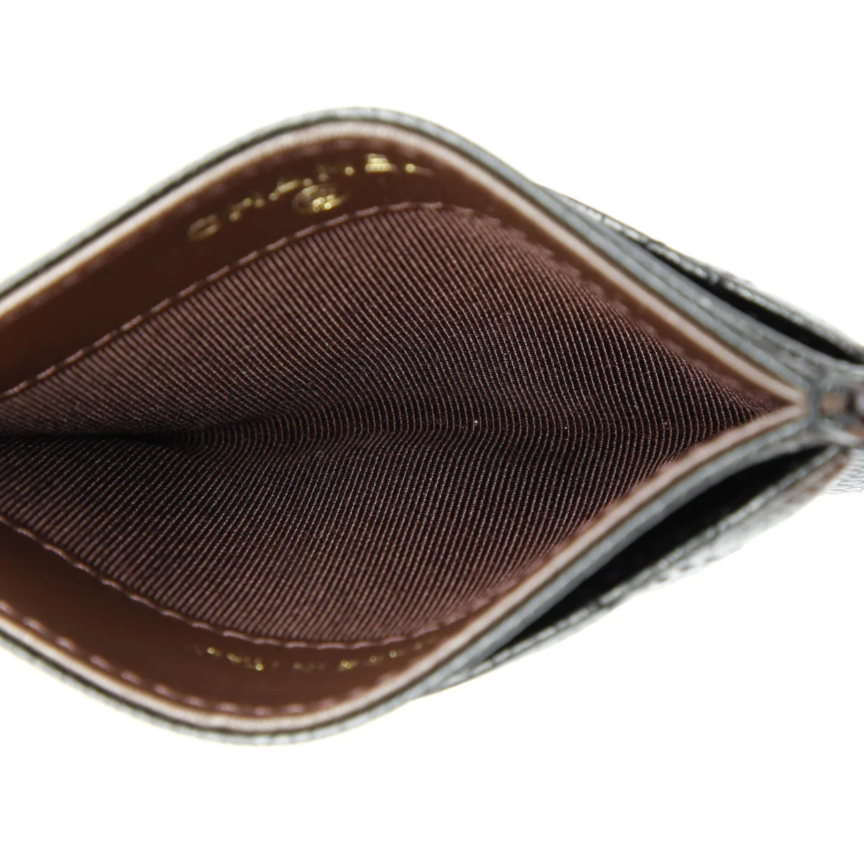Classic Card Holder Quilted Caviar - Deep Luxury