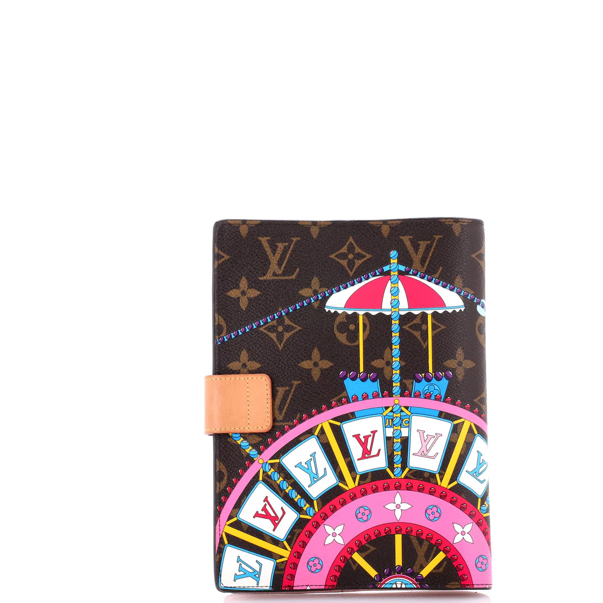 Paul Notebook Cover Limited Edition Vivienne Xmas Monogram Canvas MM - Deep Luxury