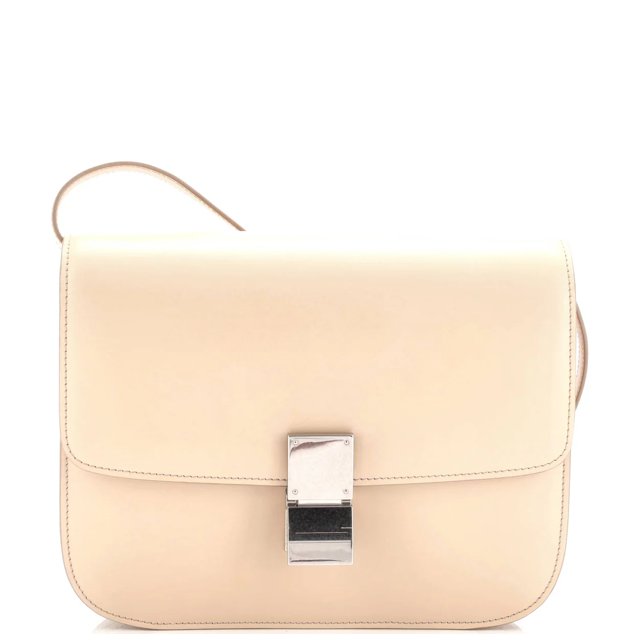 Classic Box Bag Smooth Leather Medium - Deep Luxury