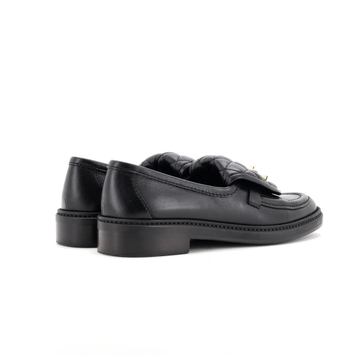 Women's CC Loafers Quilted Leather - Deep Luxury