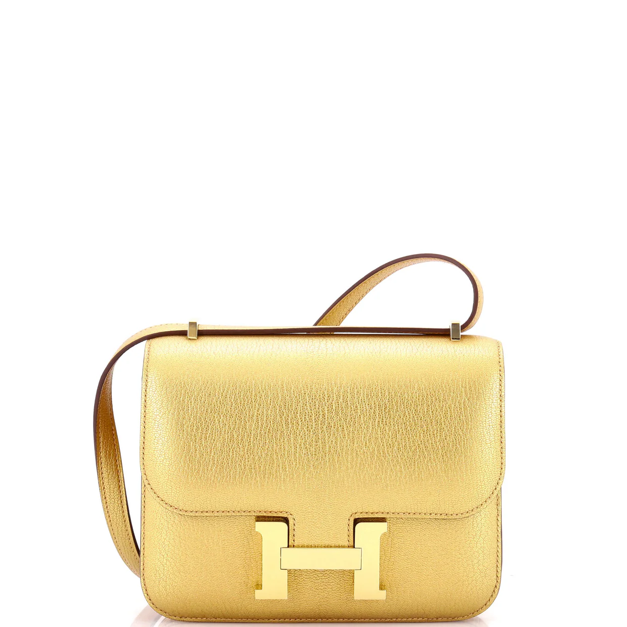 Constance NM Bag Metallic Chevre Chamkilight 18 - Deep Luxury