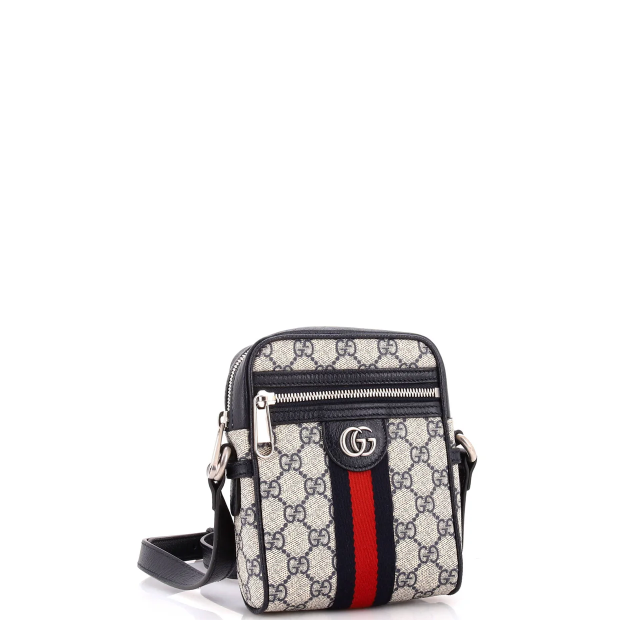 Ophidia Messenger Bag GG Coated Canvas Mini - Deep Luxury