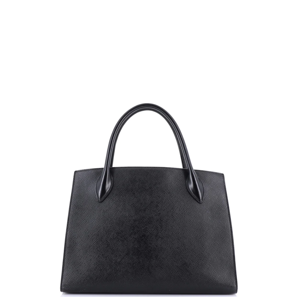 Monochrome Tote Saffiano with City Calf Medium - Deep Luxury