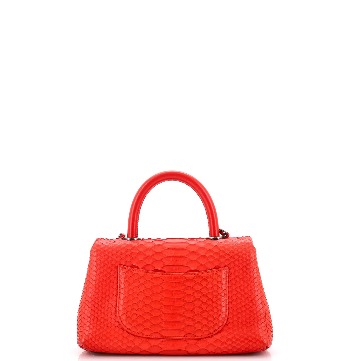 Coco Top Handle Bag Python Mini - Deep Luxury
