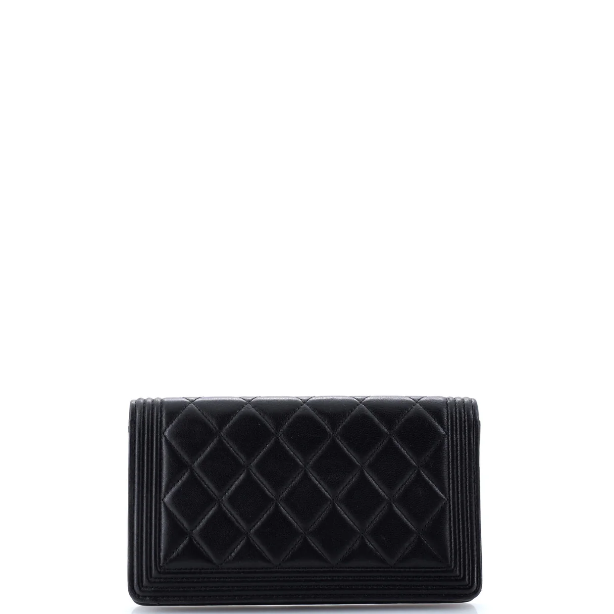 Boy Wallet on Chain Quilted Lambskin - Deep Luxury