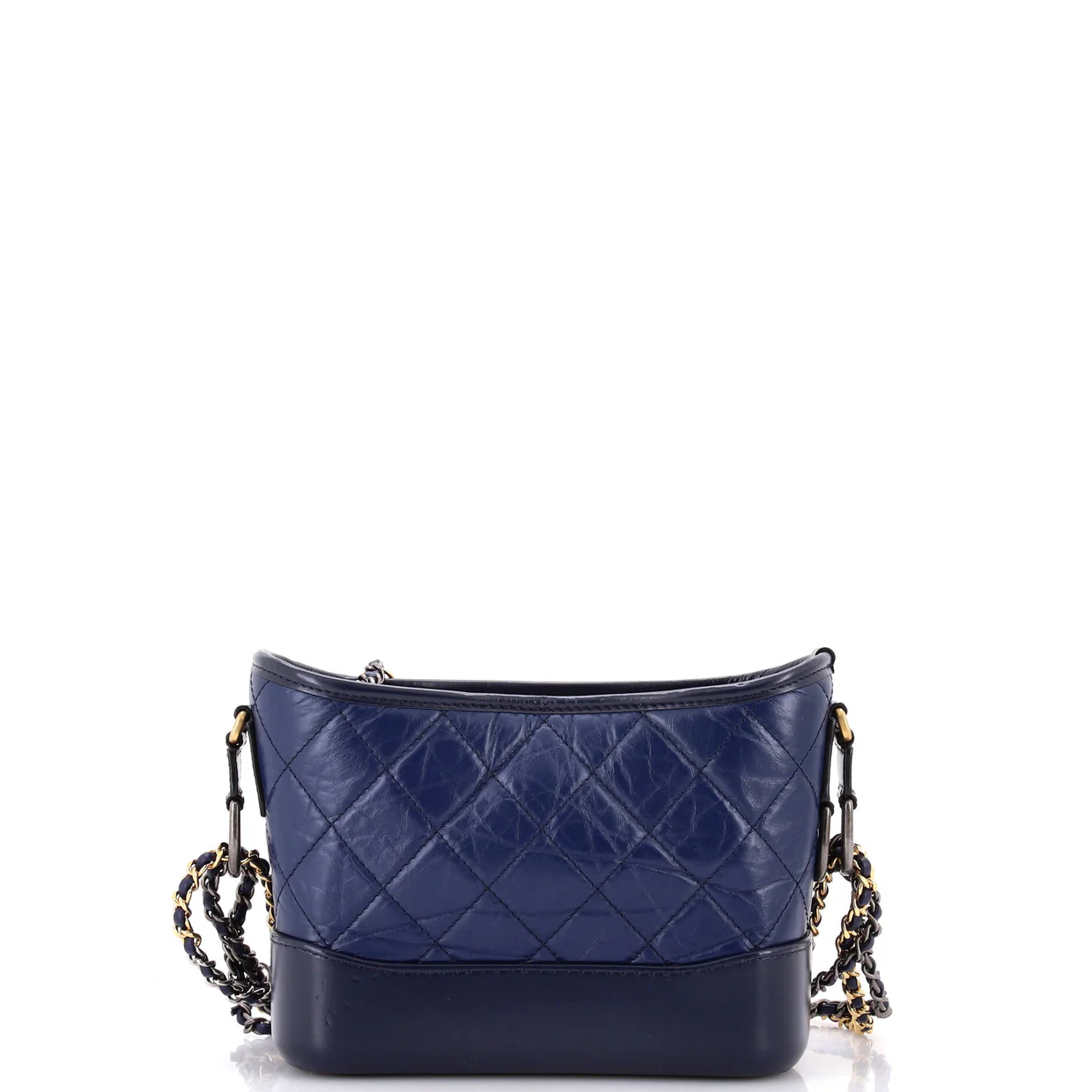 Gabrielle Hobo Quilted Aged Calfskin Small - Deep Luxury