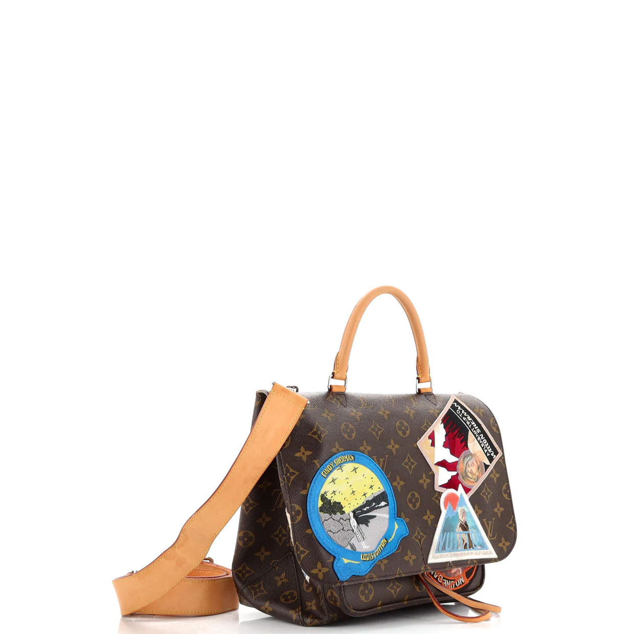 Cindy Sherman Camera Messenger Bag Patch Embellished Monogram Canvas - Deep Luxury