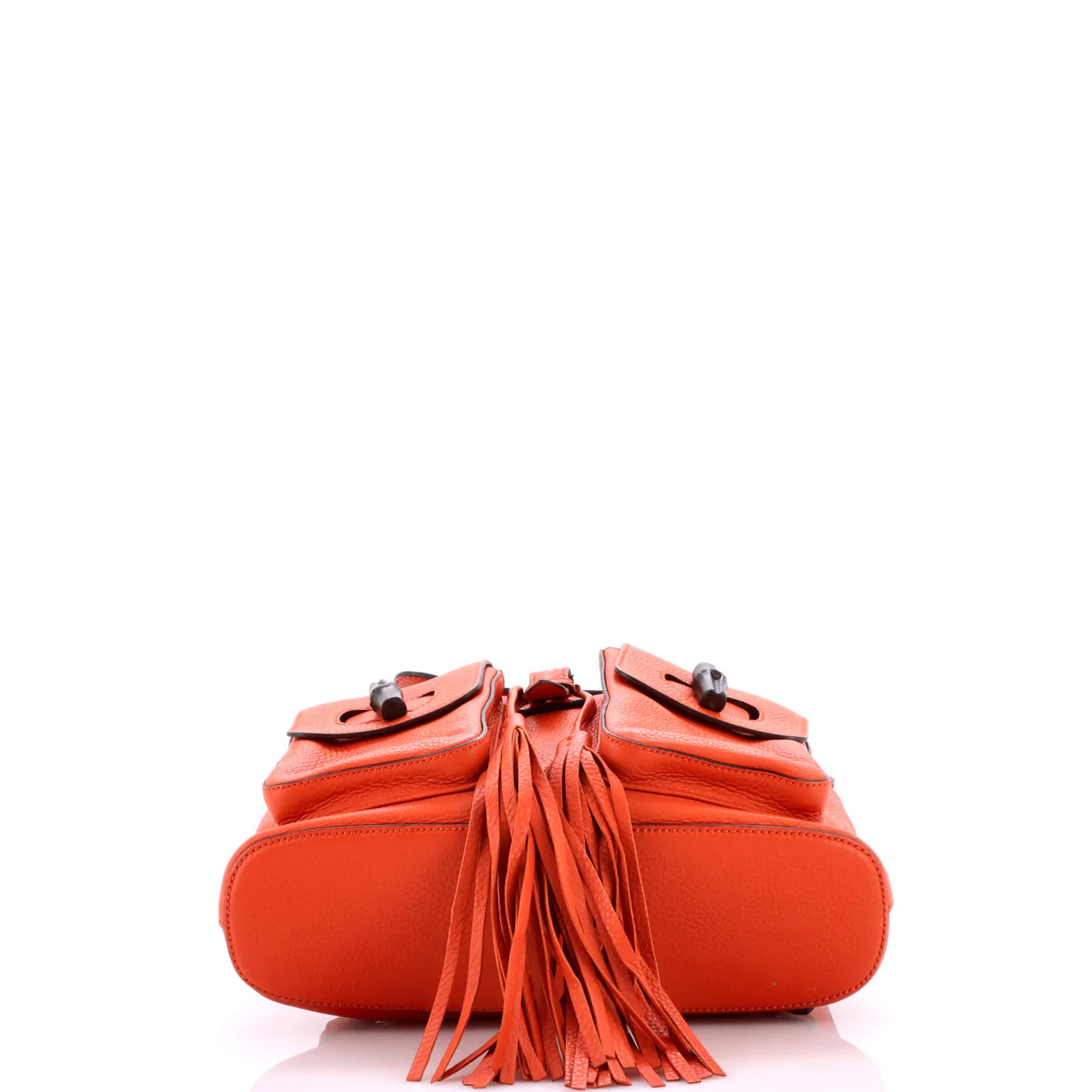 Bamboo Tassel Backpack Leather Medium - Deep Luxury